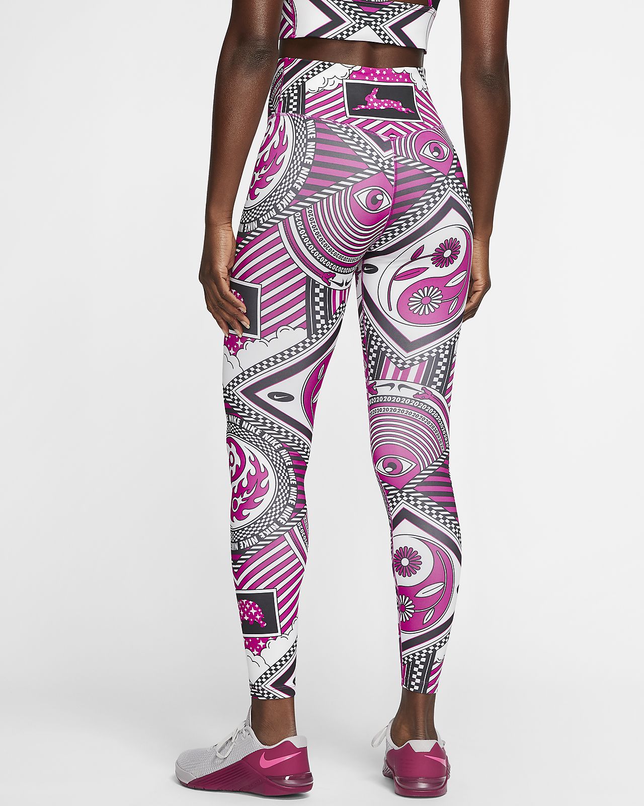 nike the one printed tight