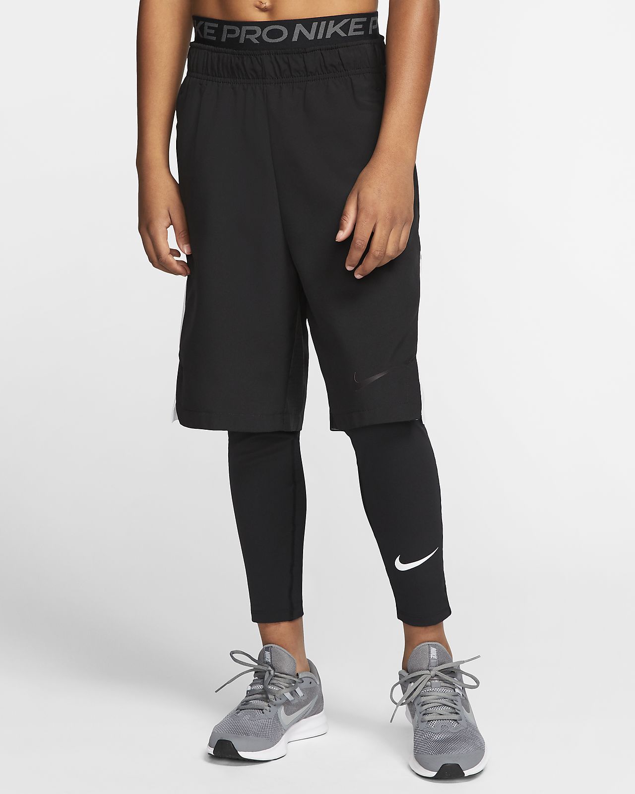 boys nike pro tights