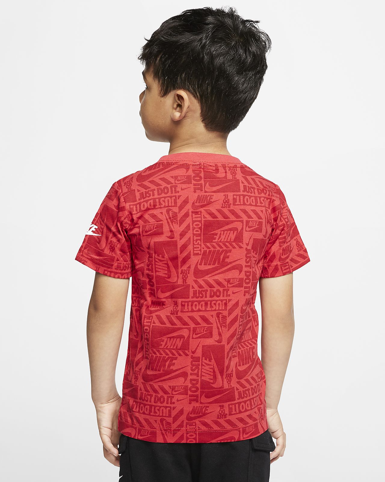 red nike toddler shirt