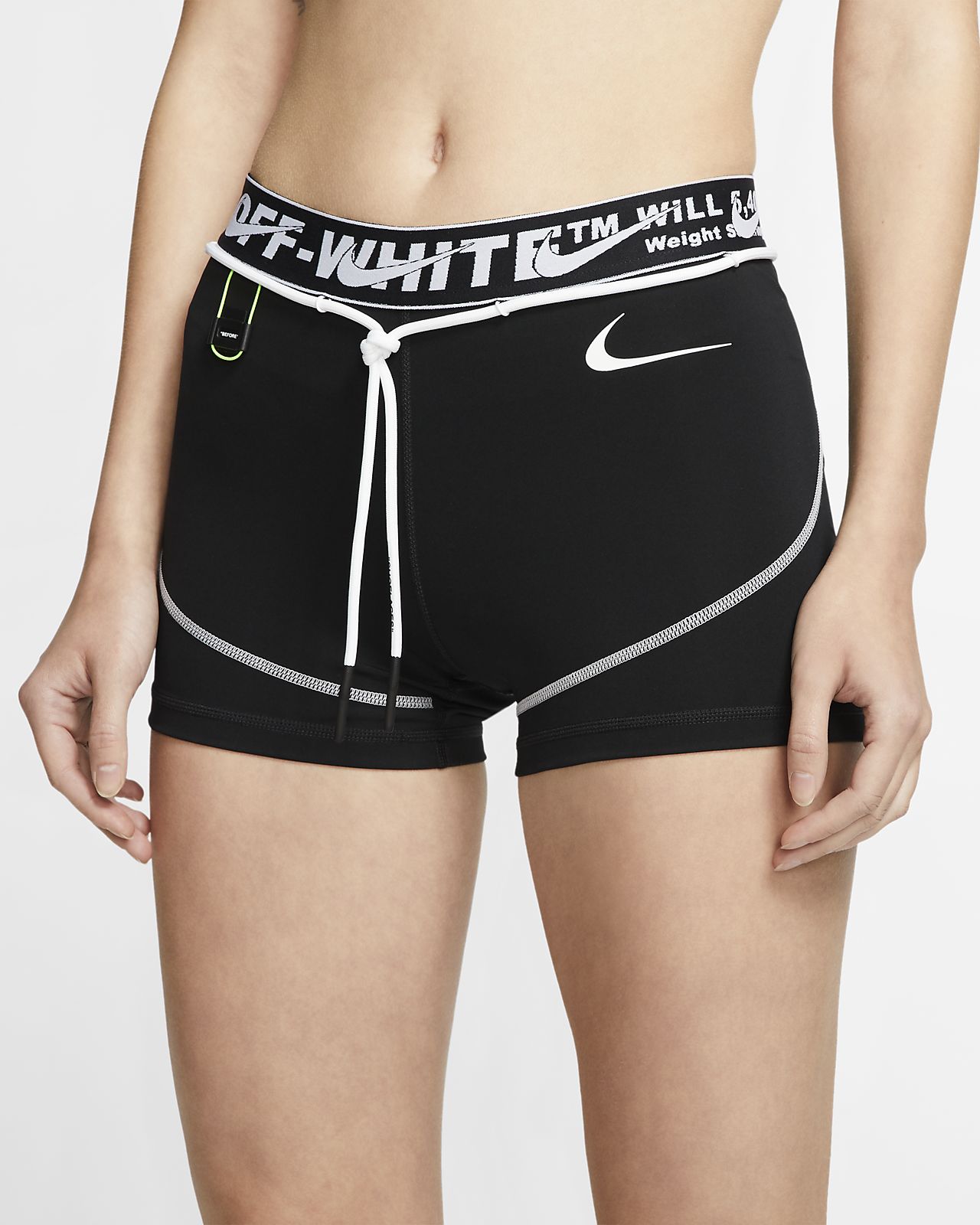 womens white nike shorts