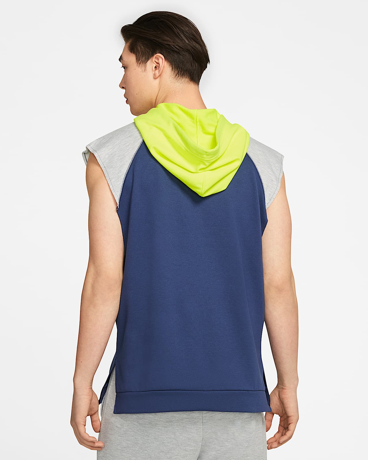sleeveless training hoodie