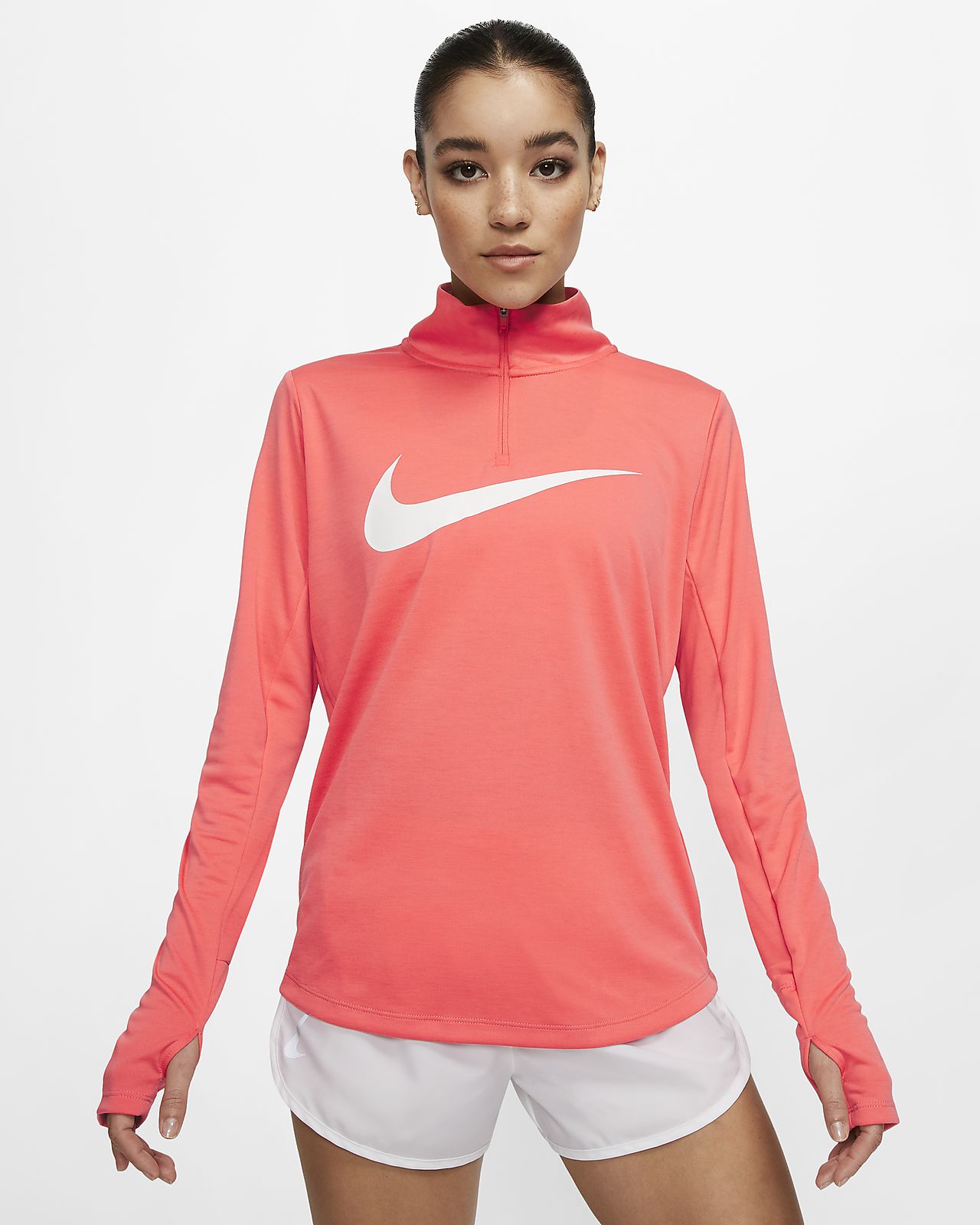 running half zip women's