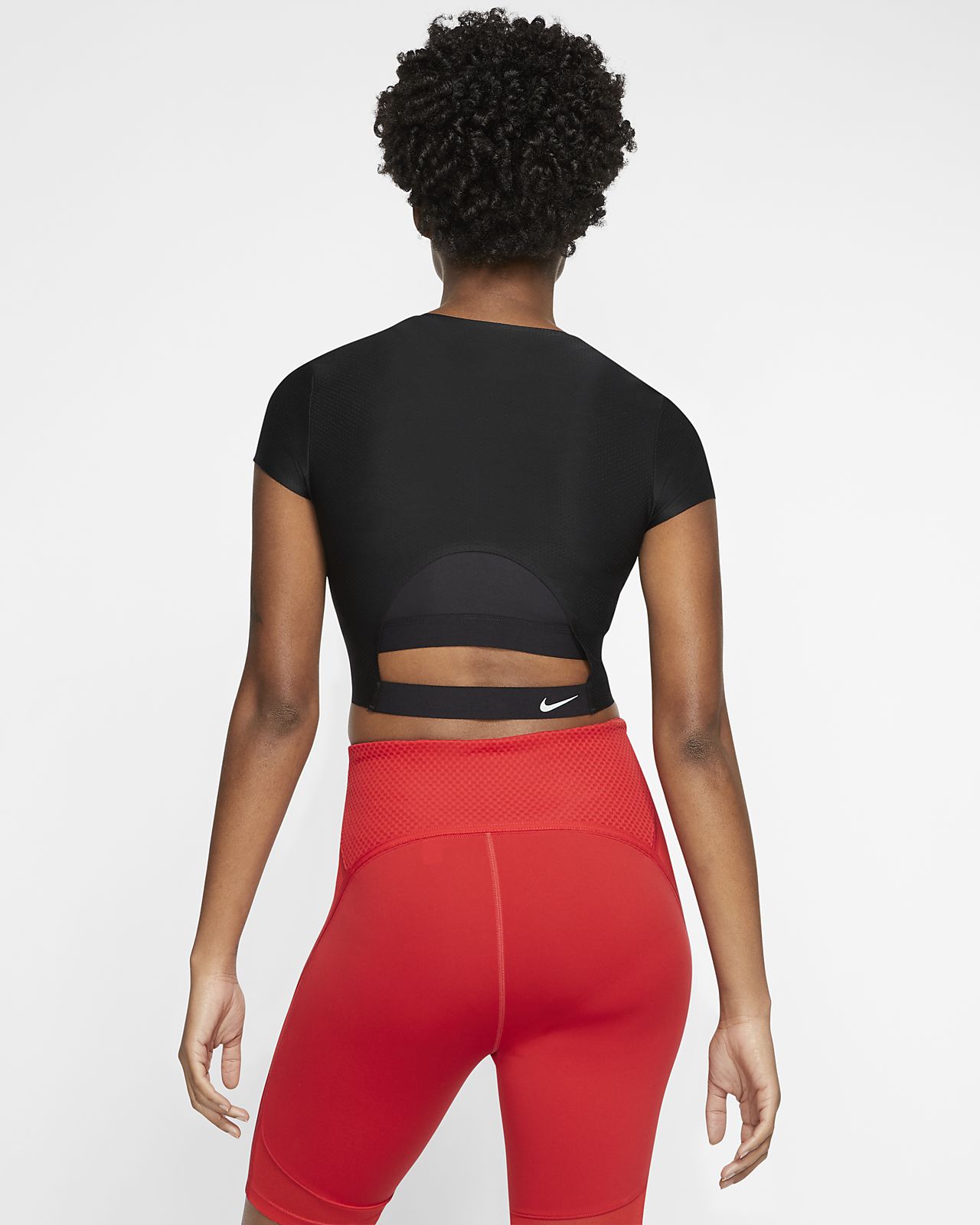 nike crop top running