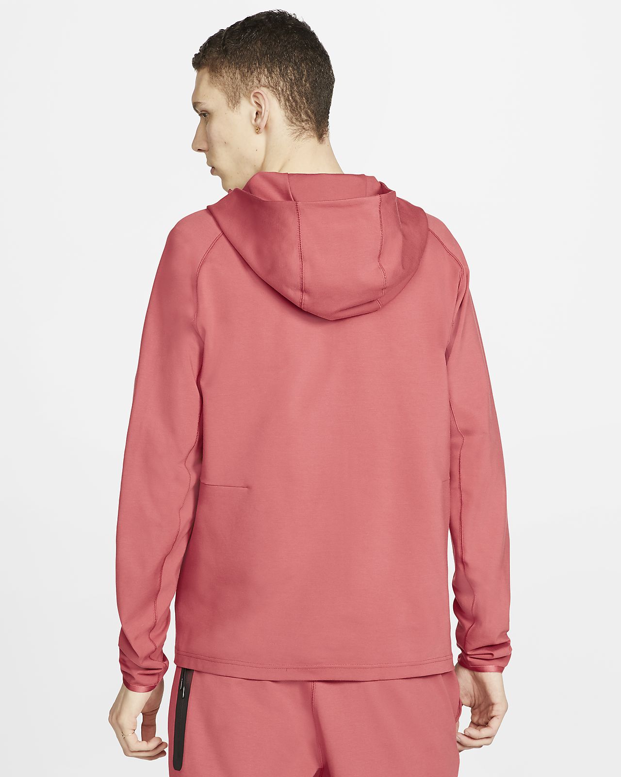 nike full zip hoodie red