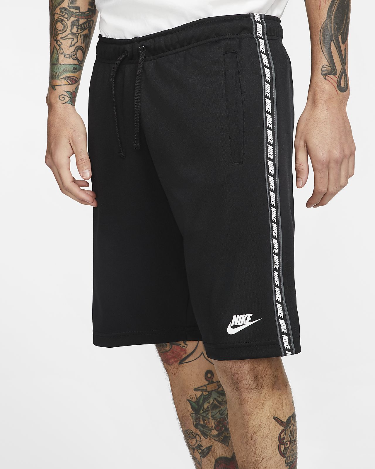 nike taped shorts