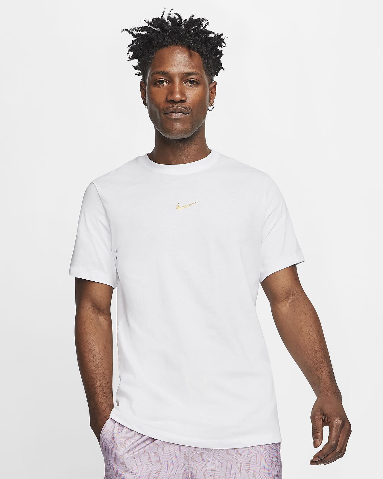 Buy > nike middle swoosh t shirt mens > in stock