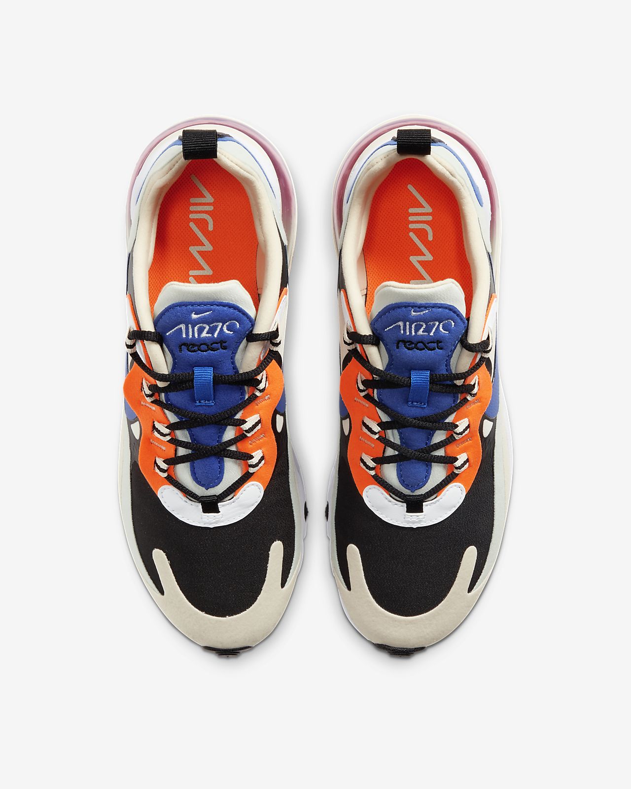 nike 270 blau orange