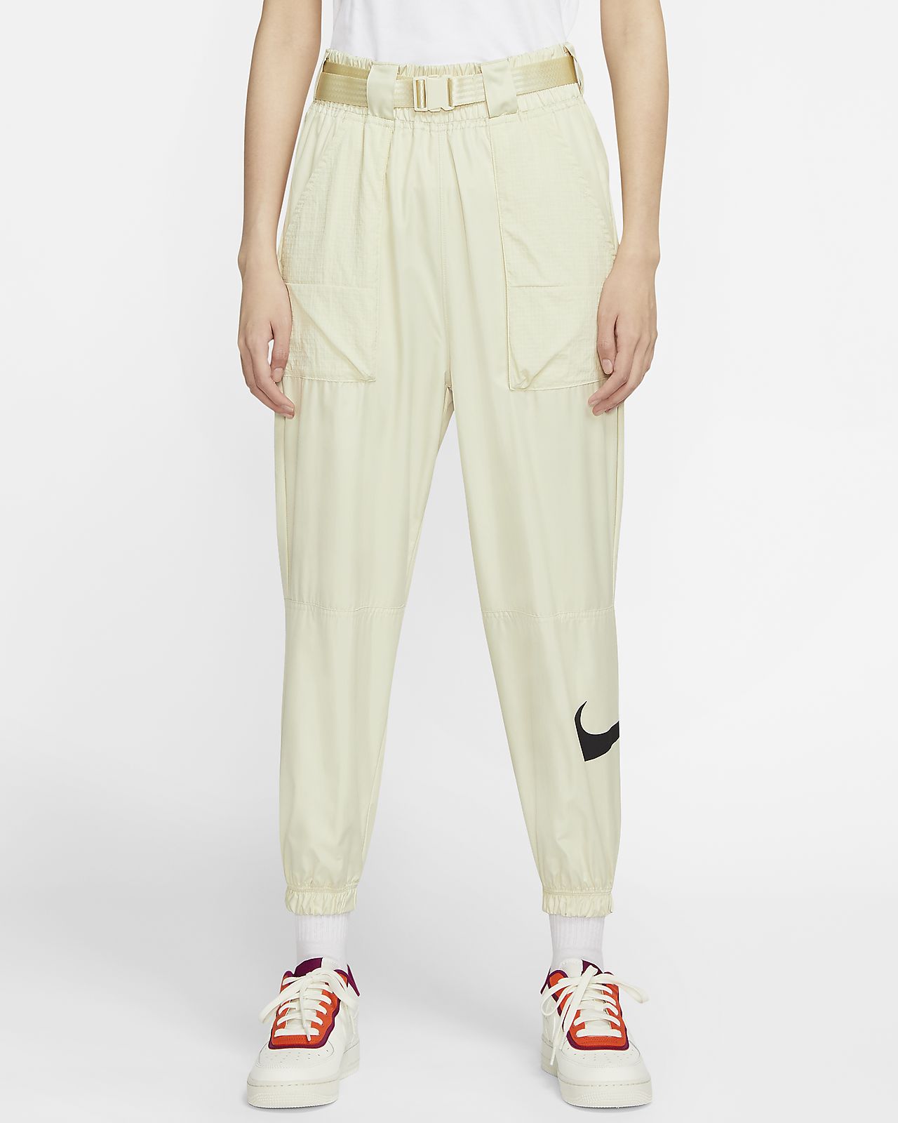 nike women's swoosh pants