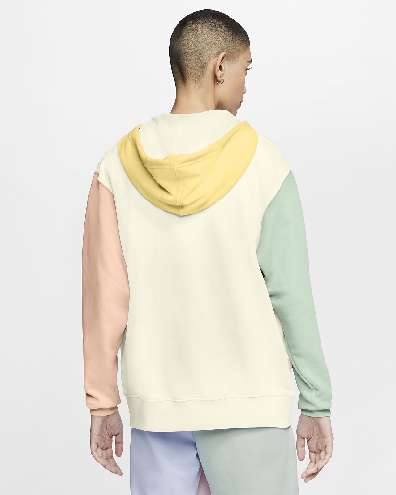 pastel yellow nike hoodie