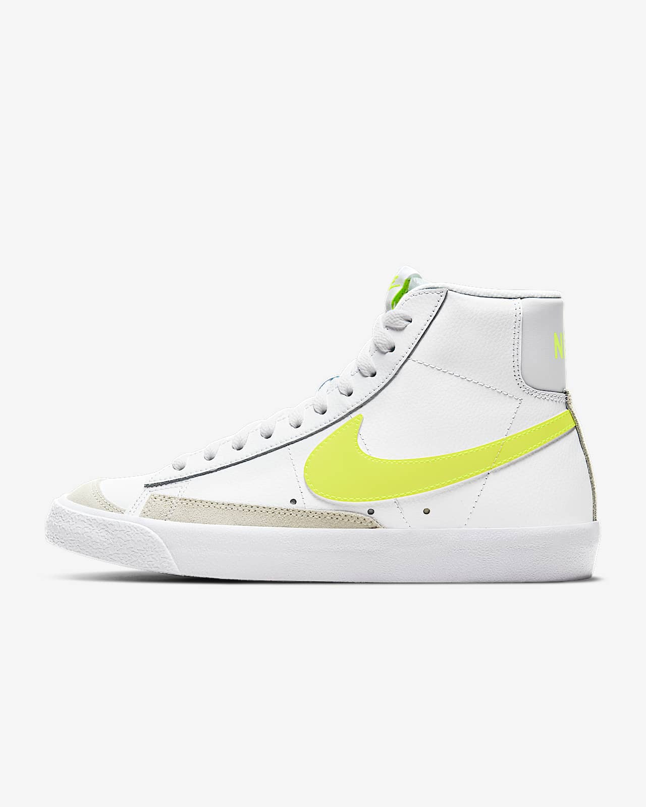 nike blazer yellow swoosh