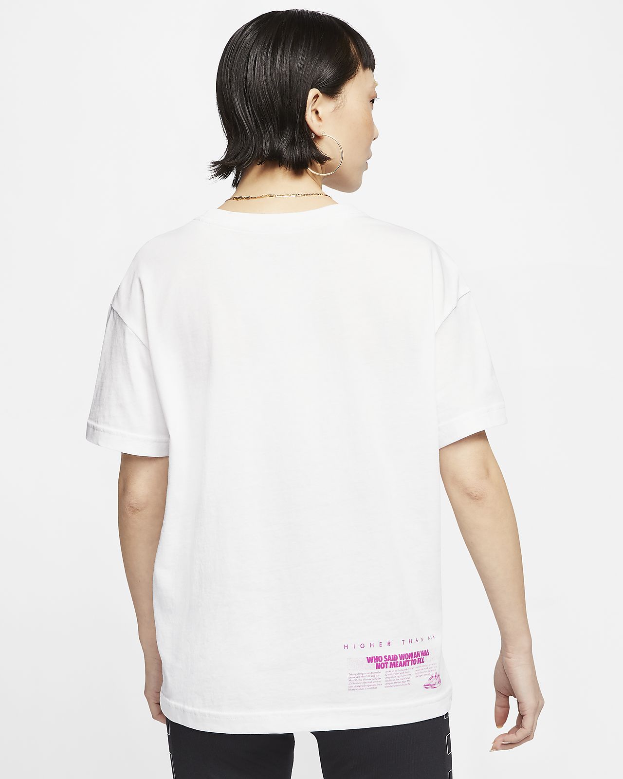 nike boyfriend t shirt white