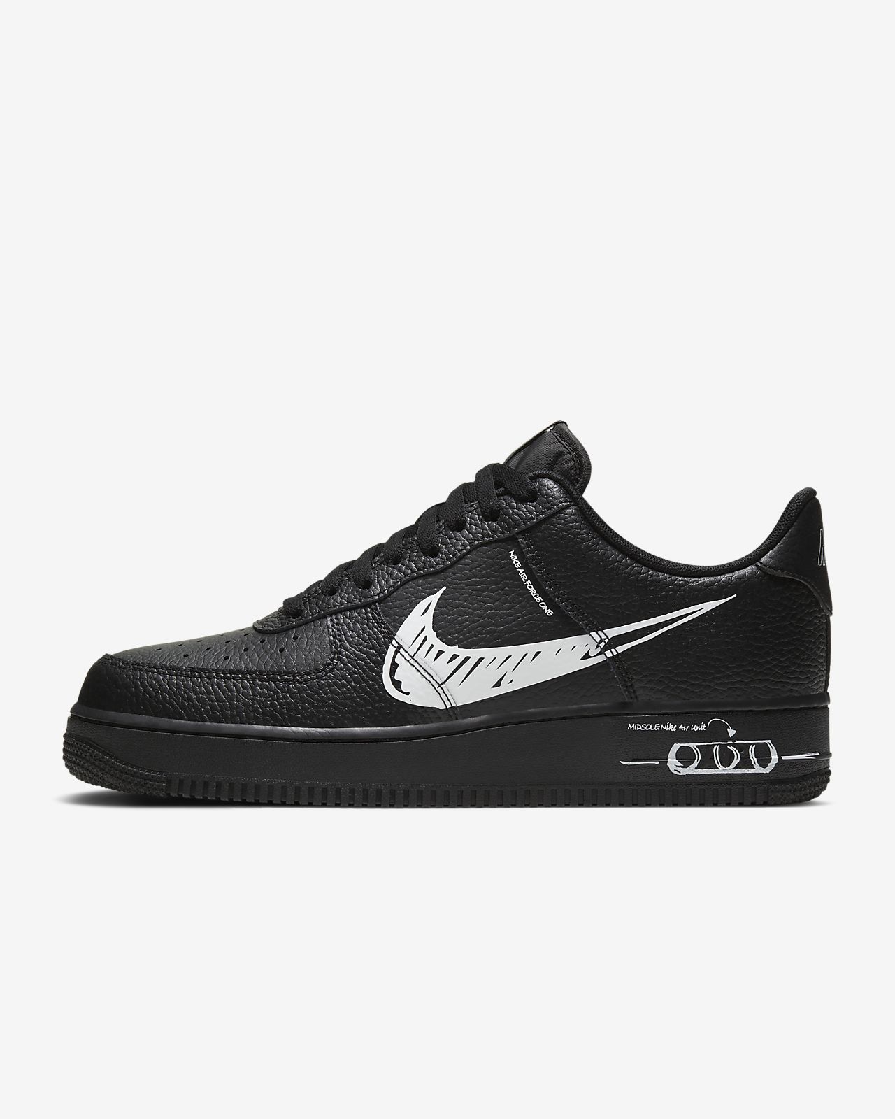 nike air force 1 lv8 high schwarz