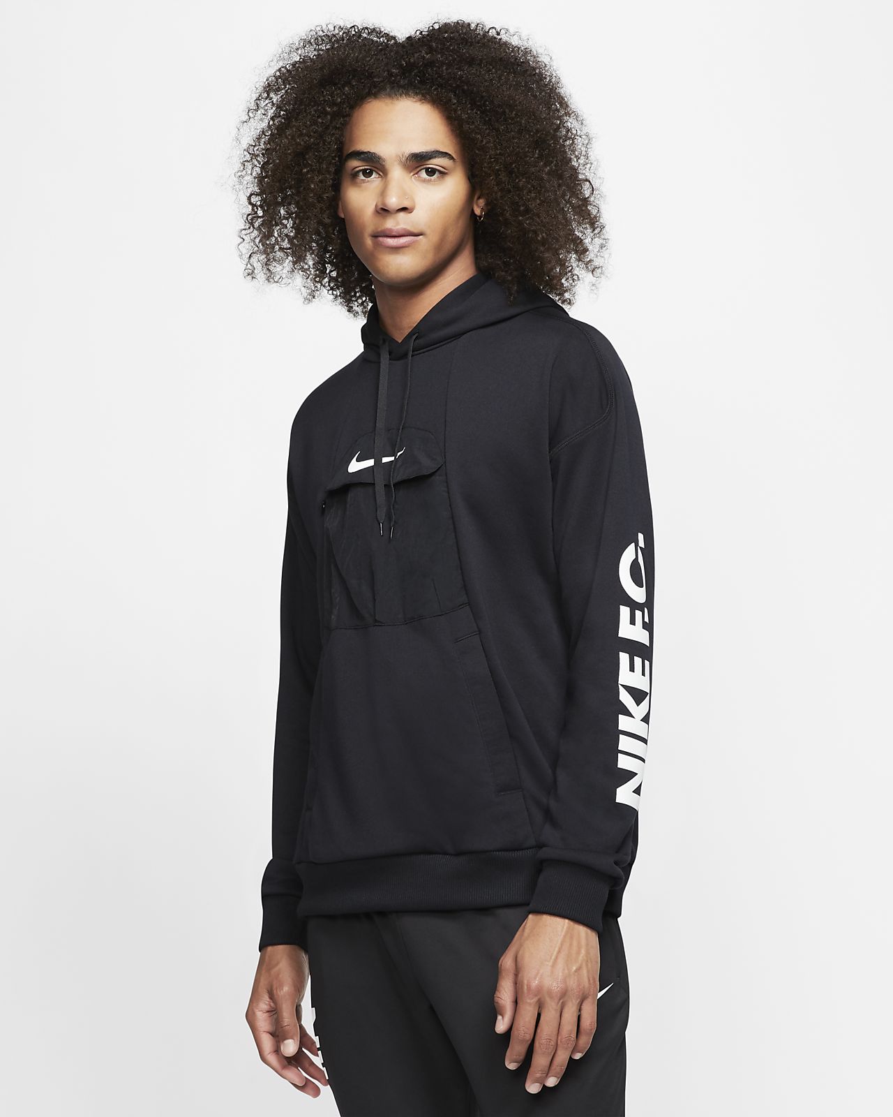 Nike F.C. Men's Pullover Football Hoodie. Nike MA