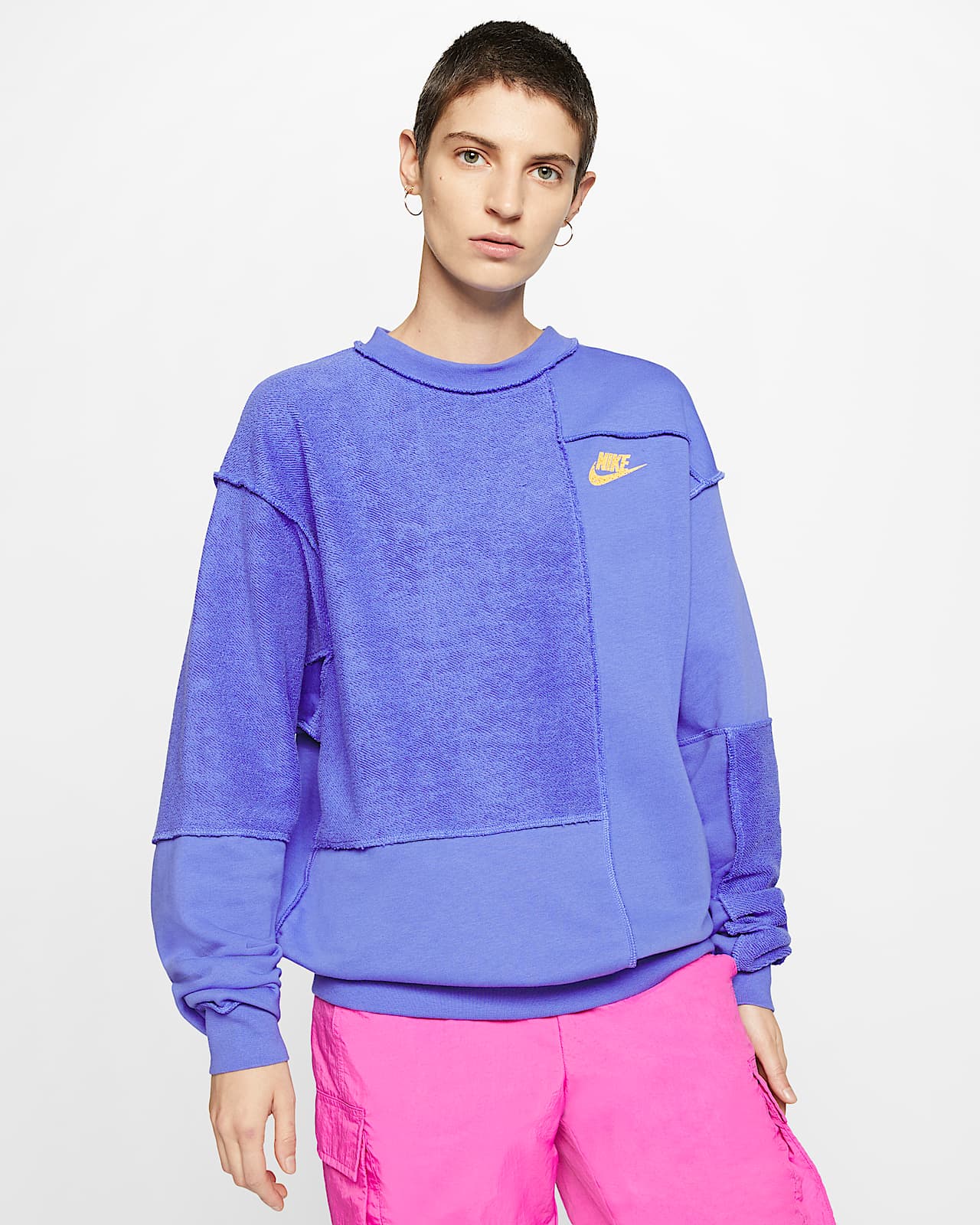 nike sportswear icon clash fleece sweatshirt nike sportswear icon clash fleece sweatshirt