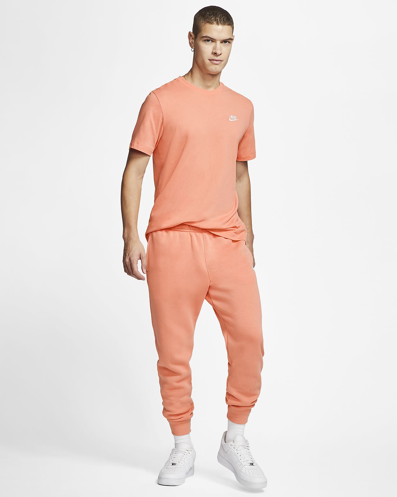 nike orange joggers