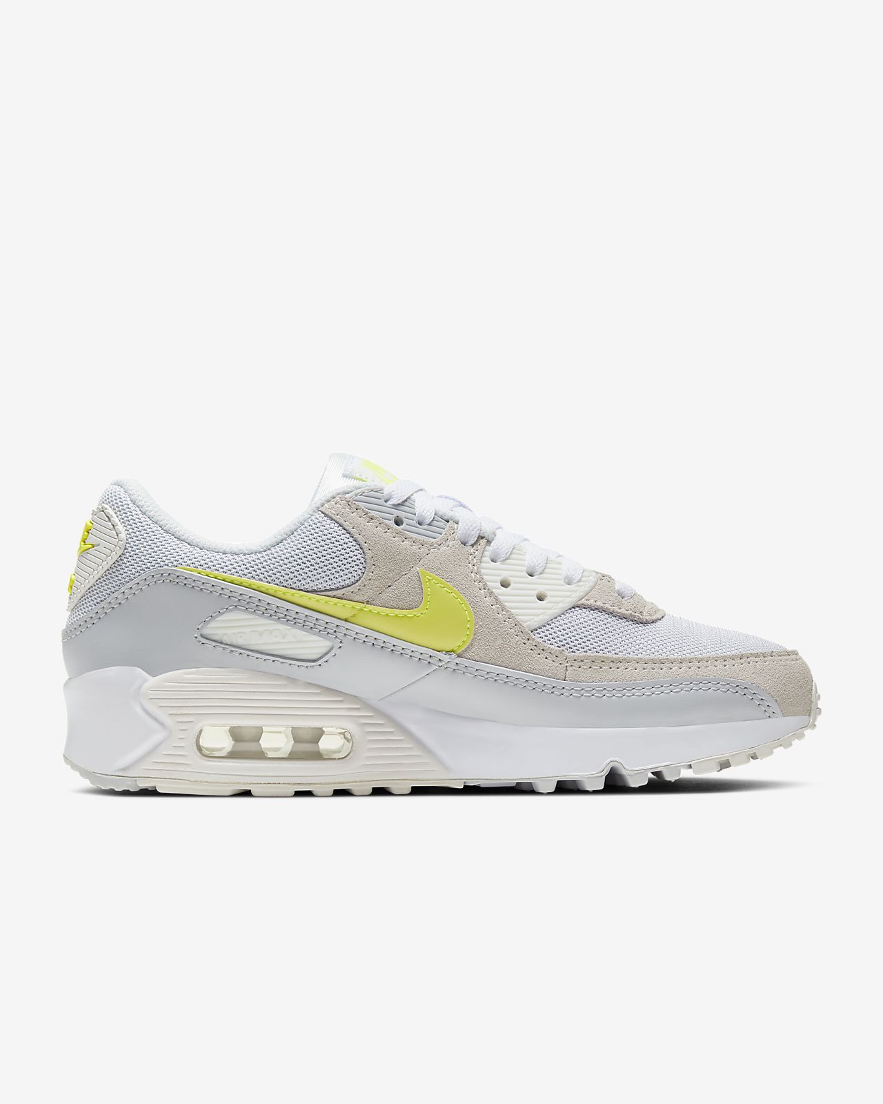 nike air max 90 platinum white