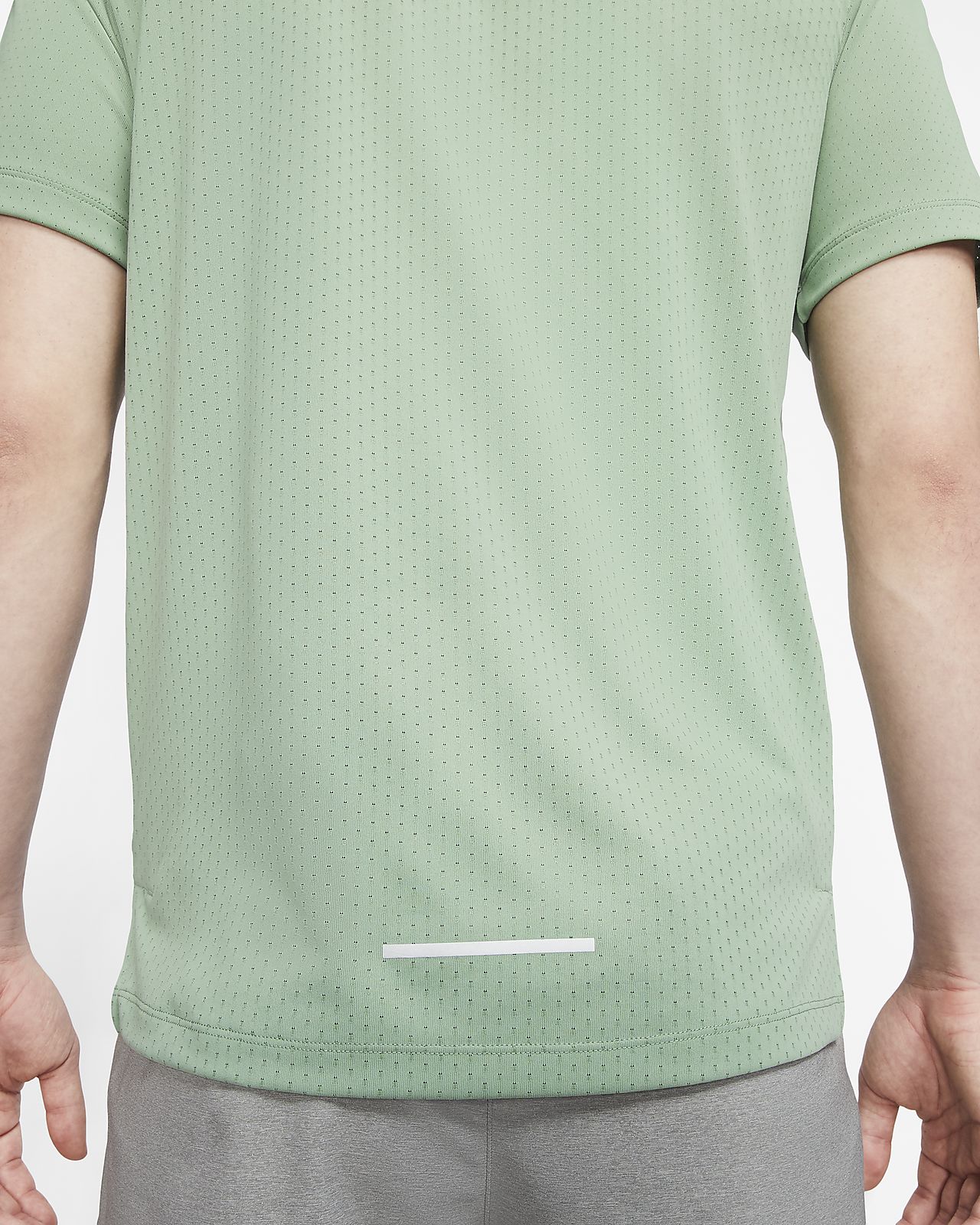 nike miler t shirt green