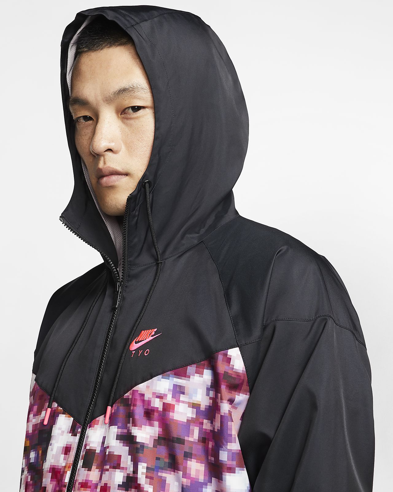 nike floral jacket mens