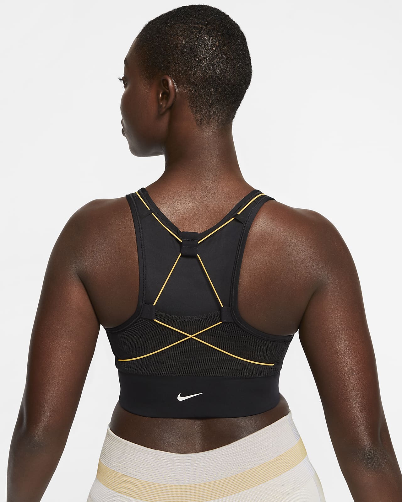 nike swoosh sports bra