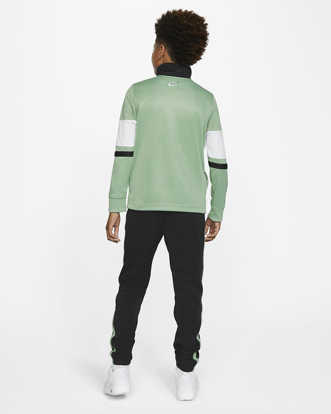 green tracksuit nike