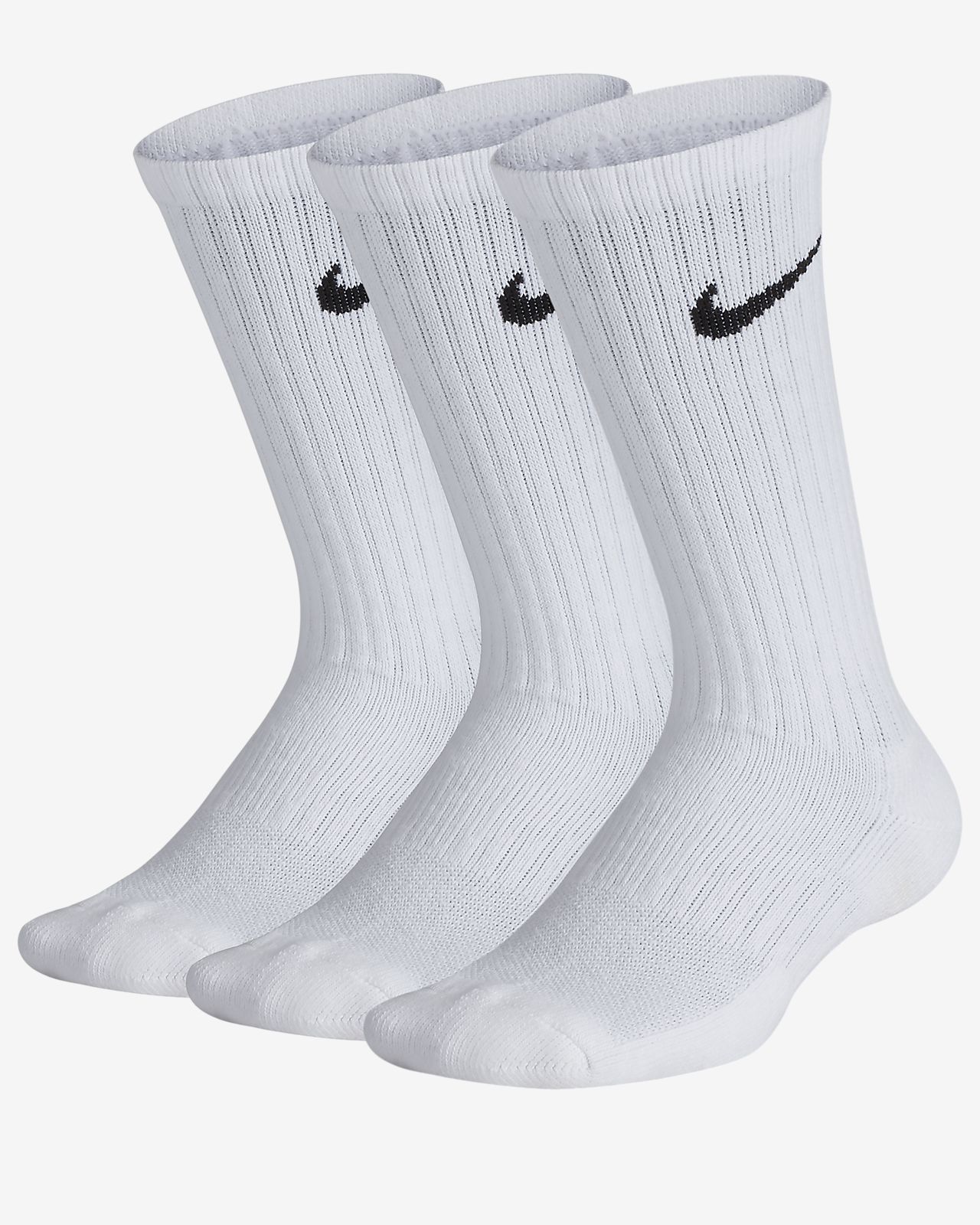 Nike Everyday Kids' Cushioned Crew Socks (3 Pairs). Nike NZ