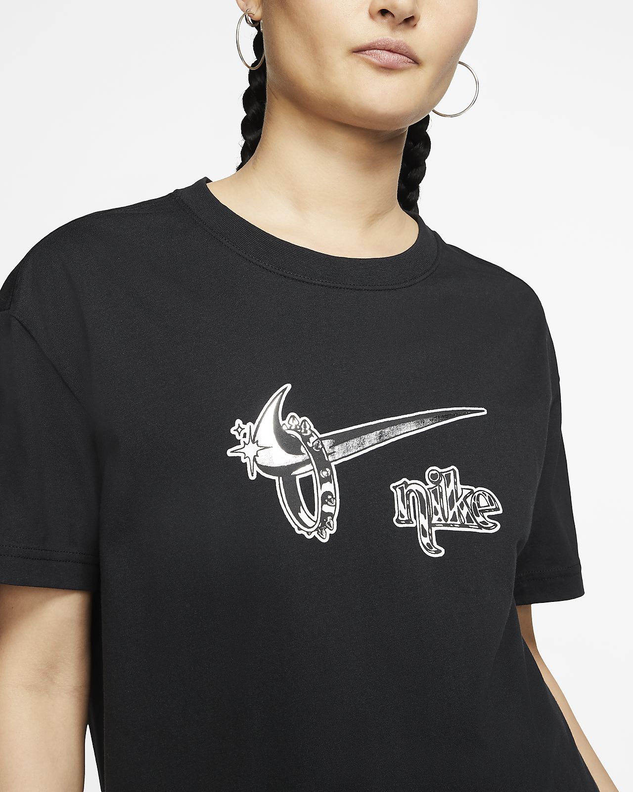 nike swoosh boyfriend t shirt