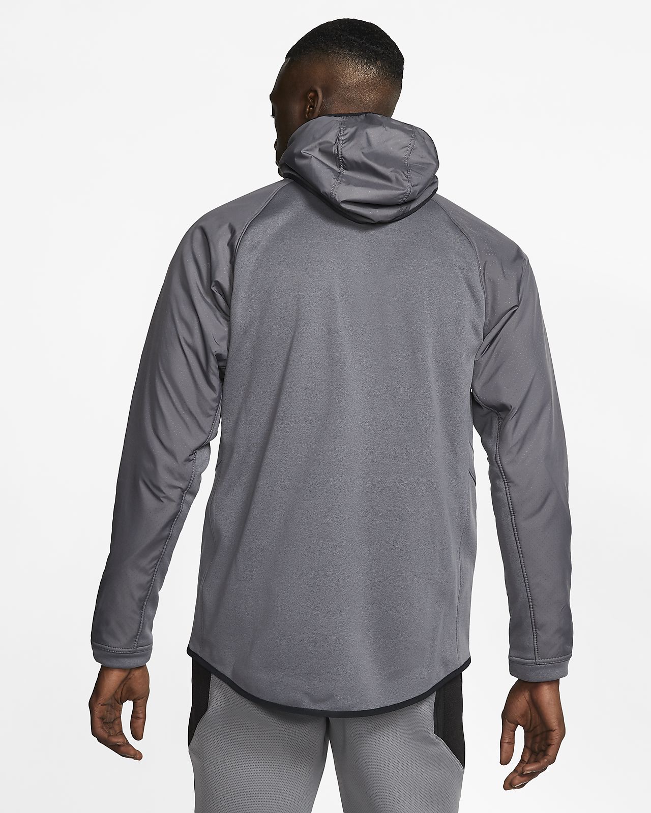 Full Zip Basketball Hoodie. Nike GB Mens Clothing Nike Therma Full Zip