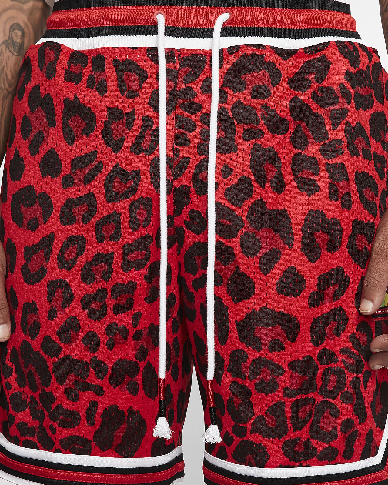 red animal print nike shirt