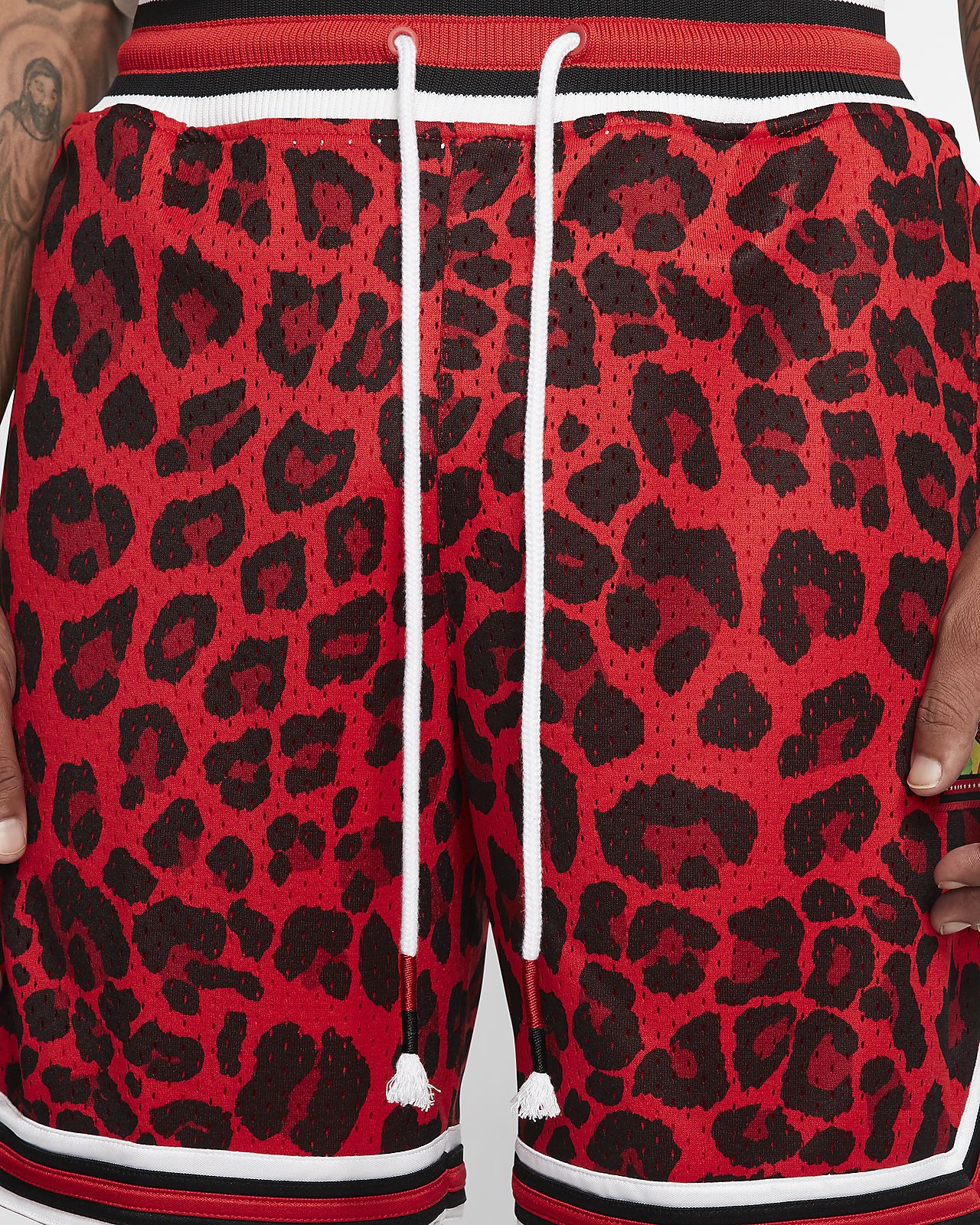 nike red leopard print