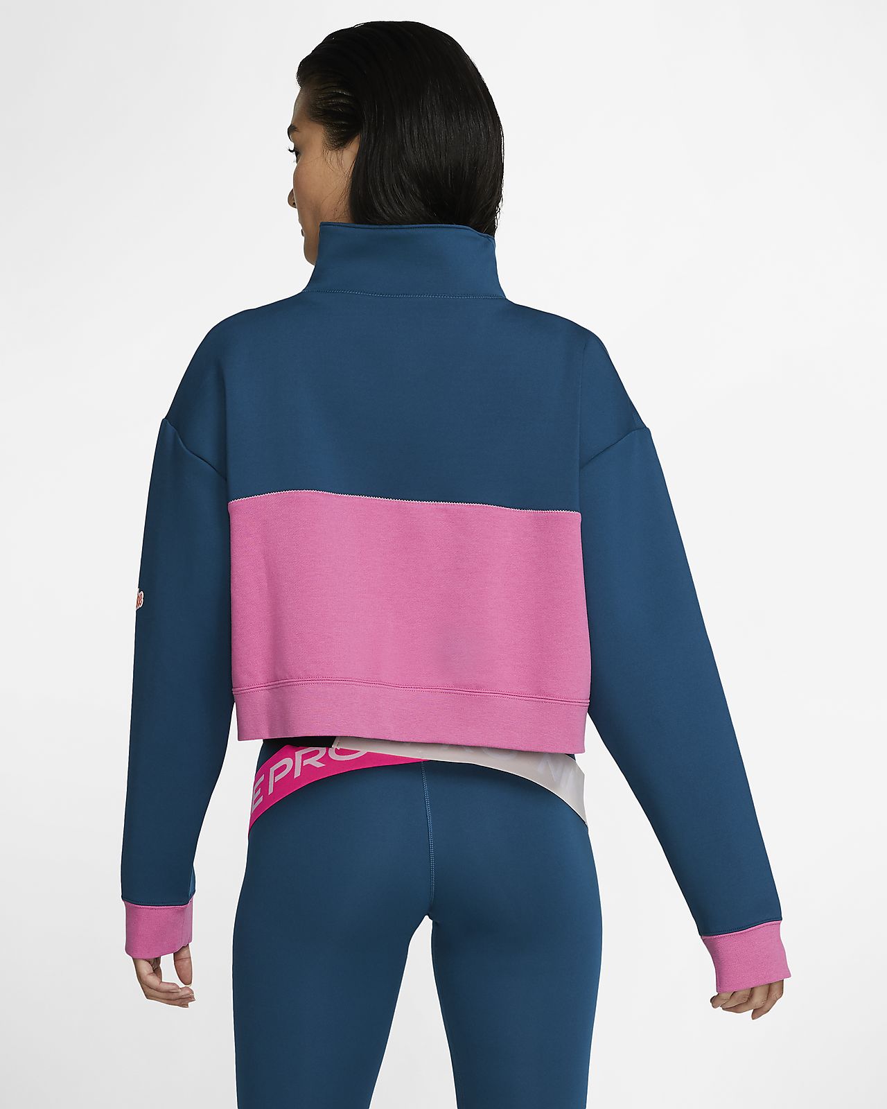 nike pink and blue jacket
