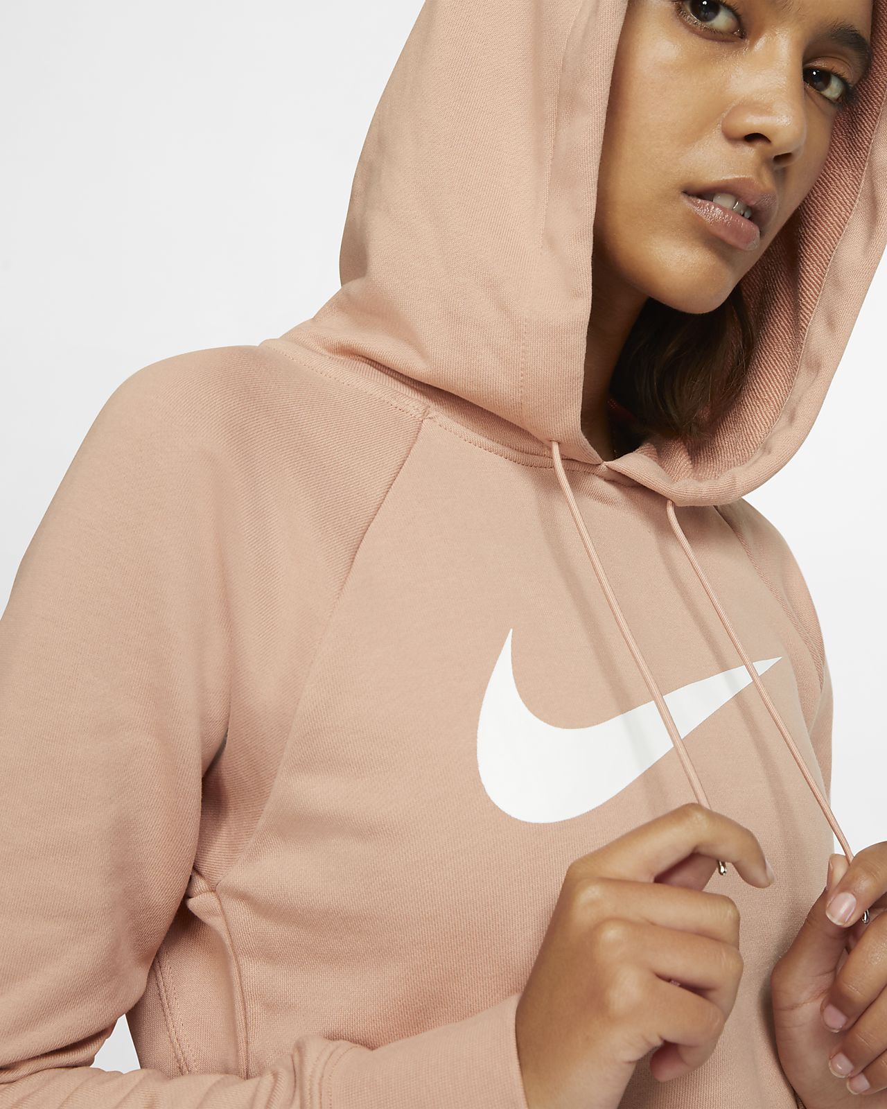 women's french terry hoodie nike sportswear swoosh