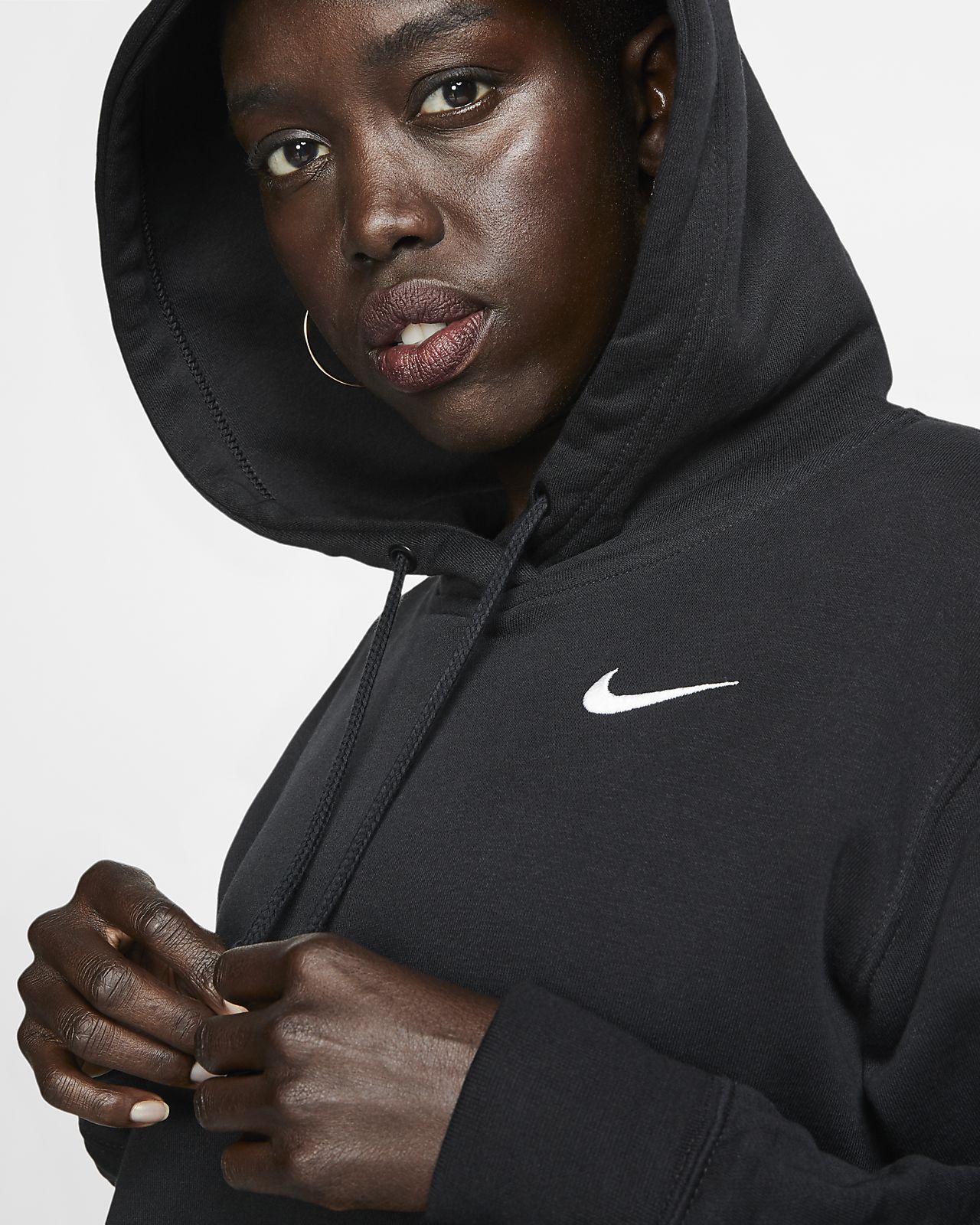 nike essential logo overhead hoodie