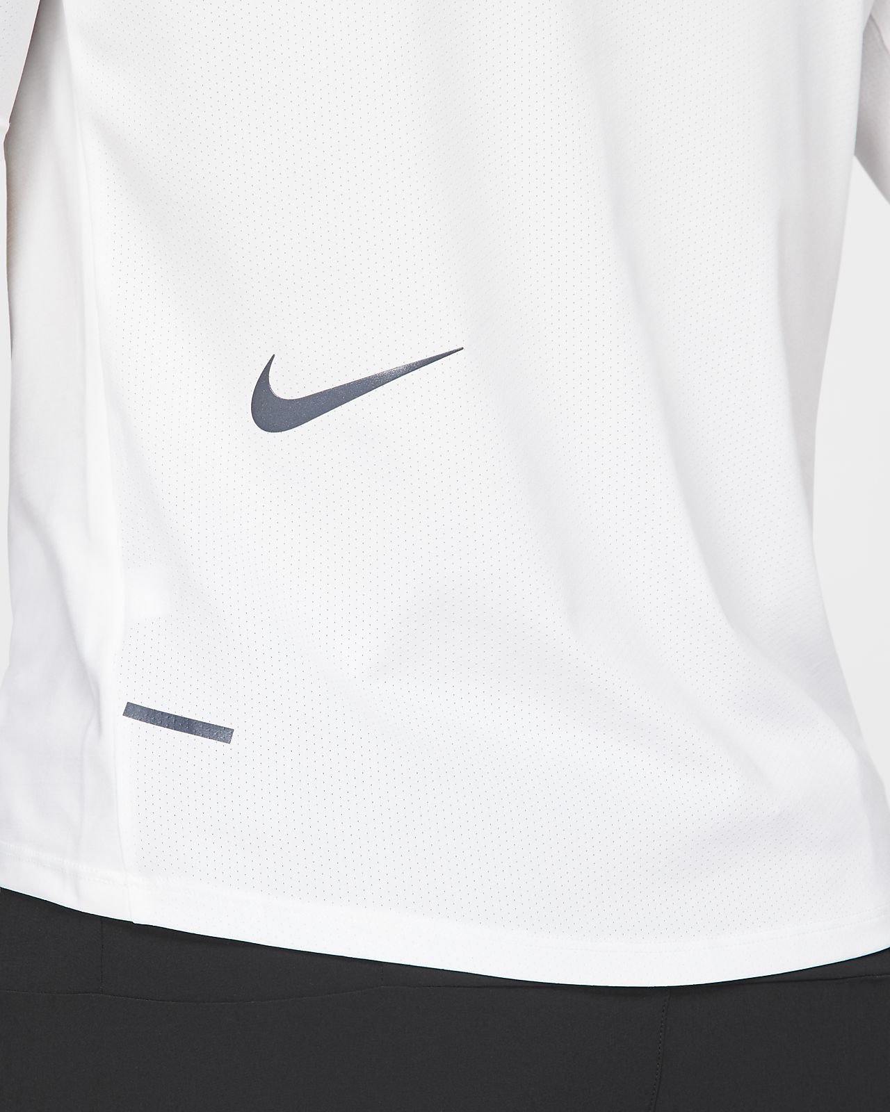 nike white long sleeve running top