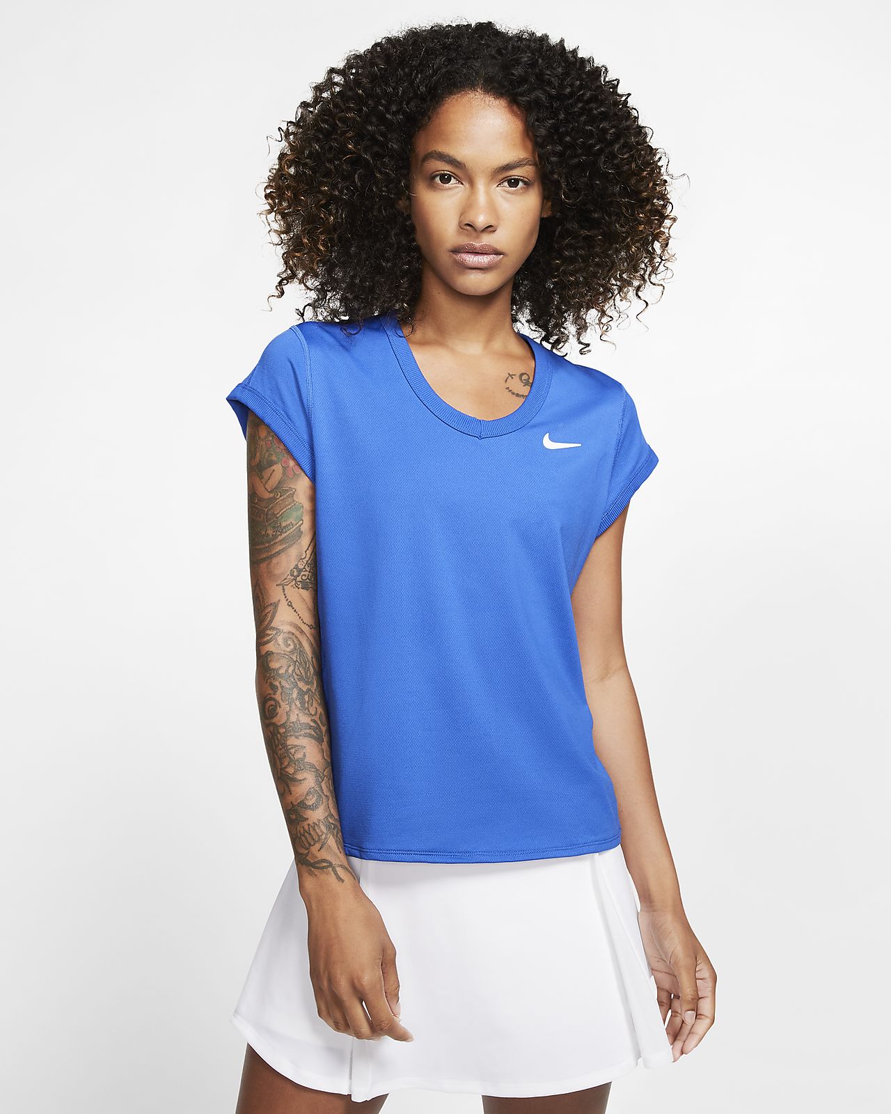 nike court dri fit tennis top