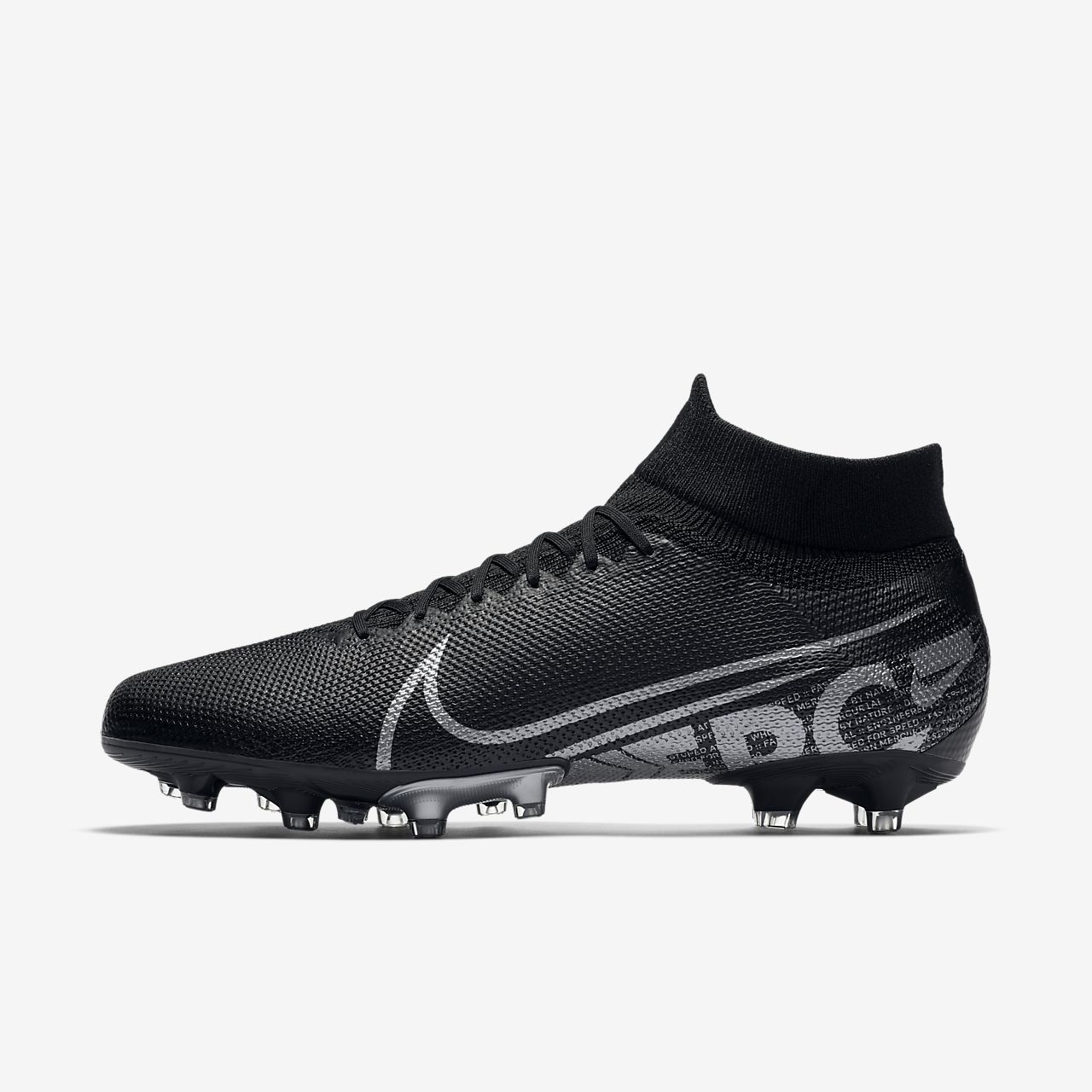 Nike Mercurial Superfly VII Pro Football Boots Black. Rebel