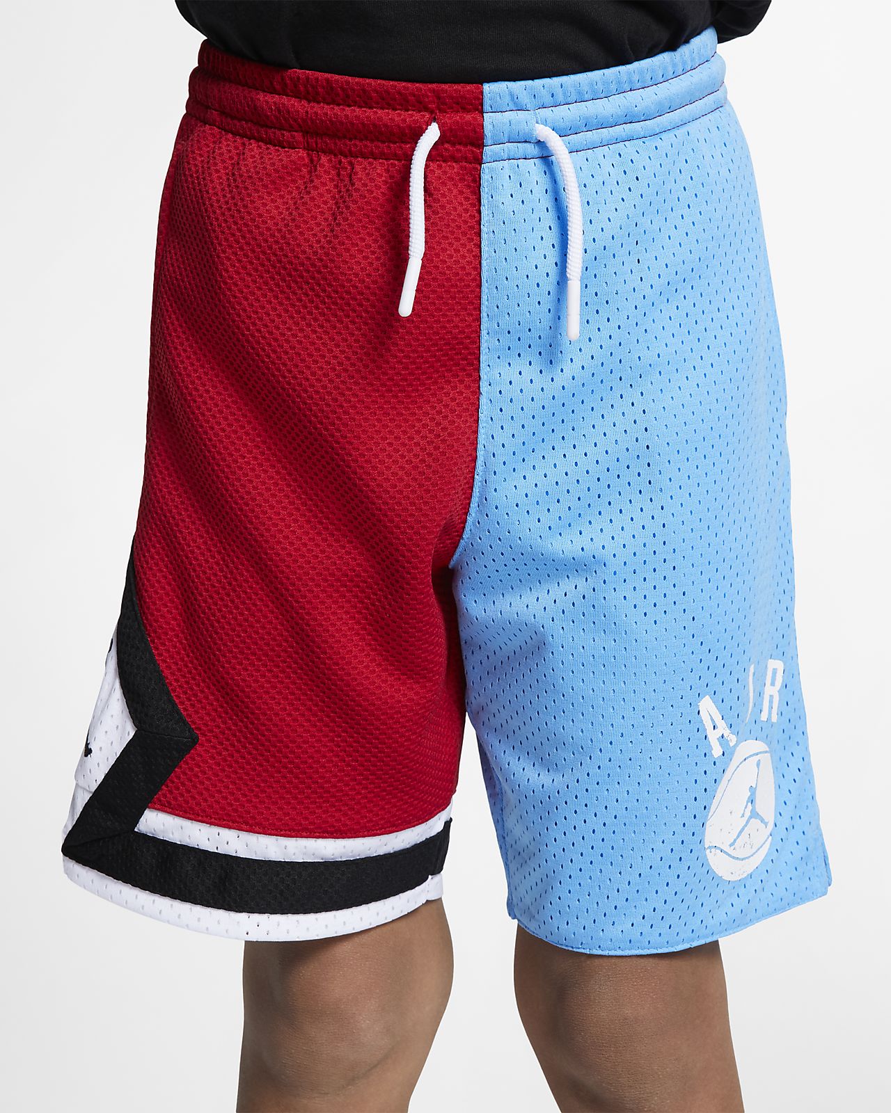 jordan blue and red shorts online