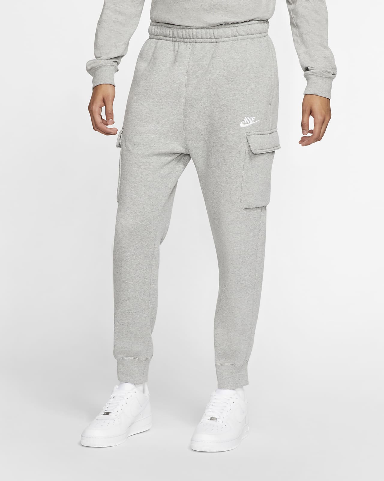 Pants cargo para hombre Nike Sportswear Club Fleece