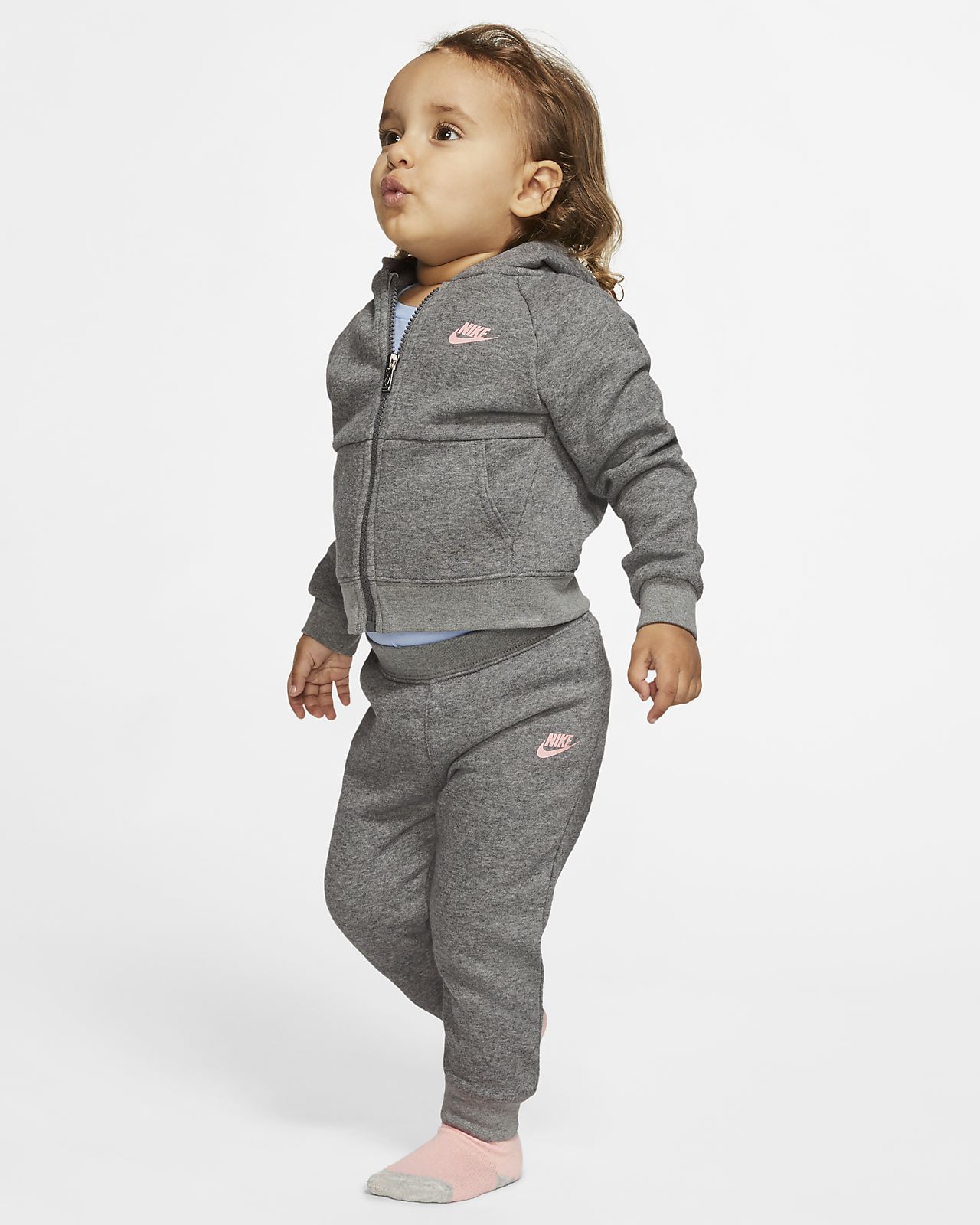 Chaqueta con Capucha y pantal/ón Inferior para ni/ños de 2 Piezas