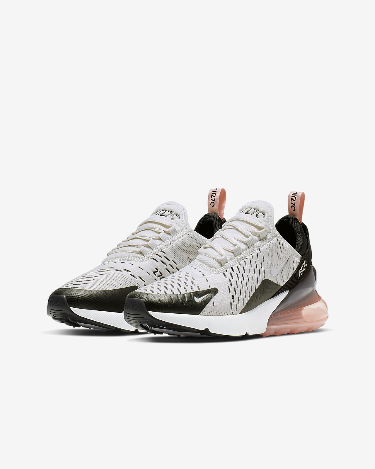 nike air max 270 ps platinum tint white black bleached coral