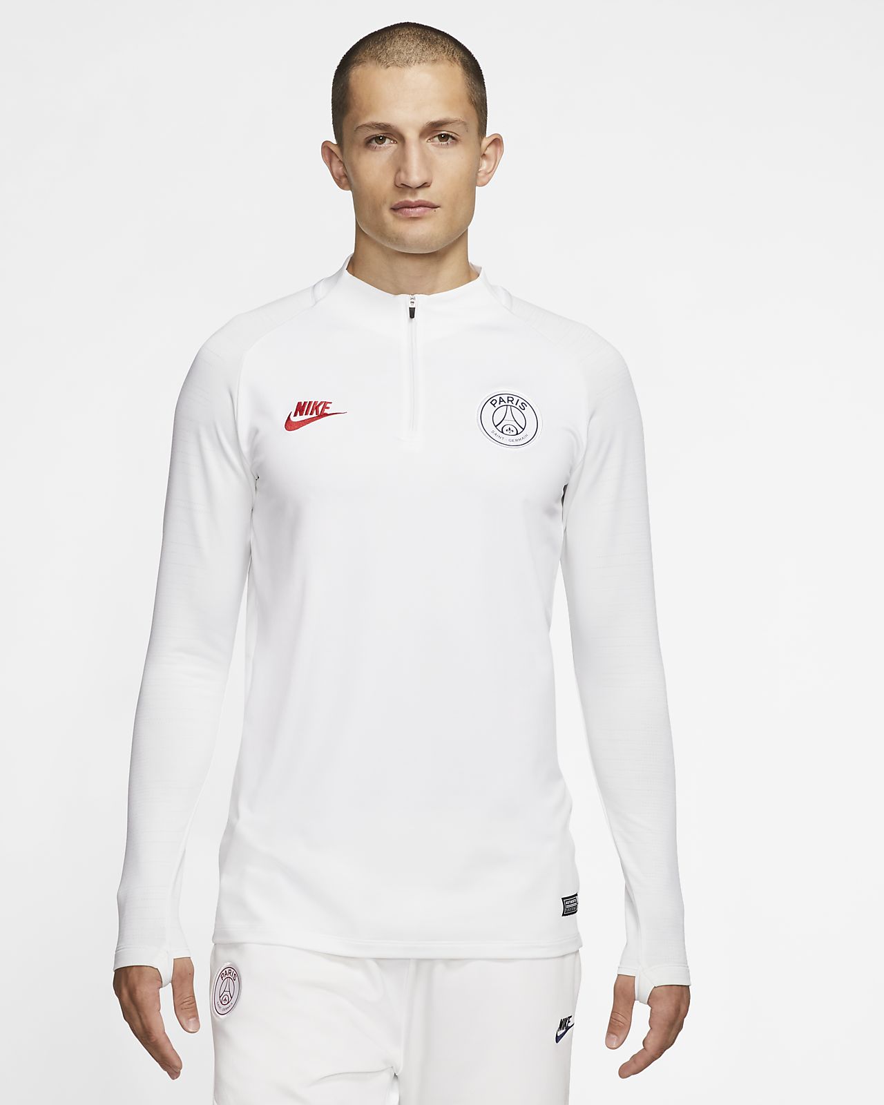 white nike football top