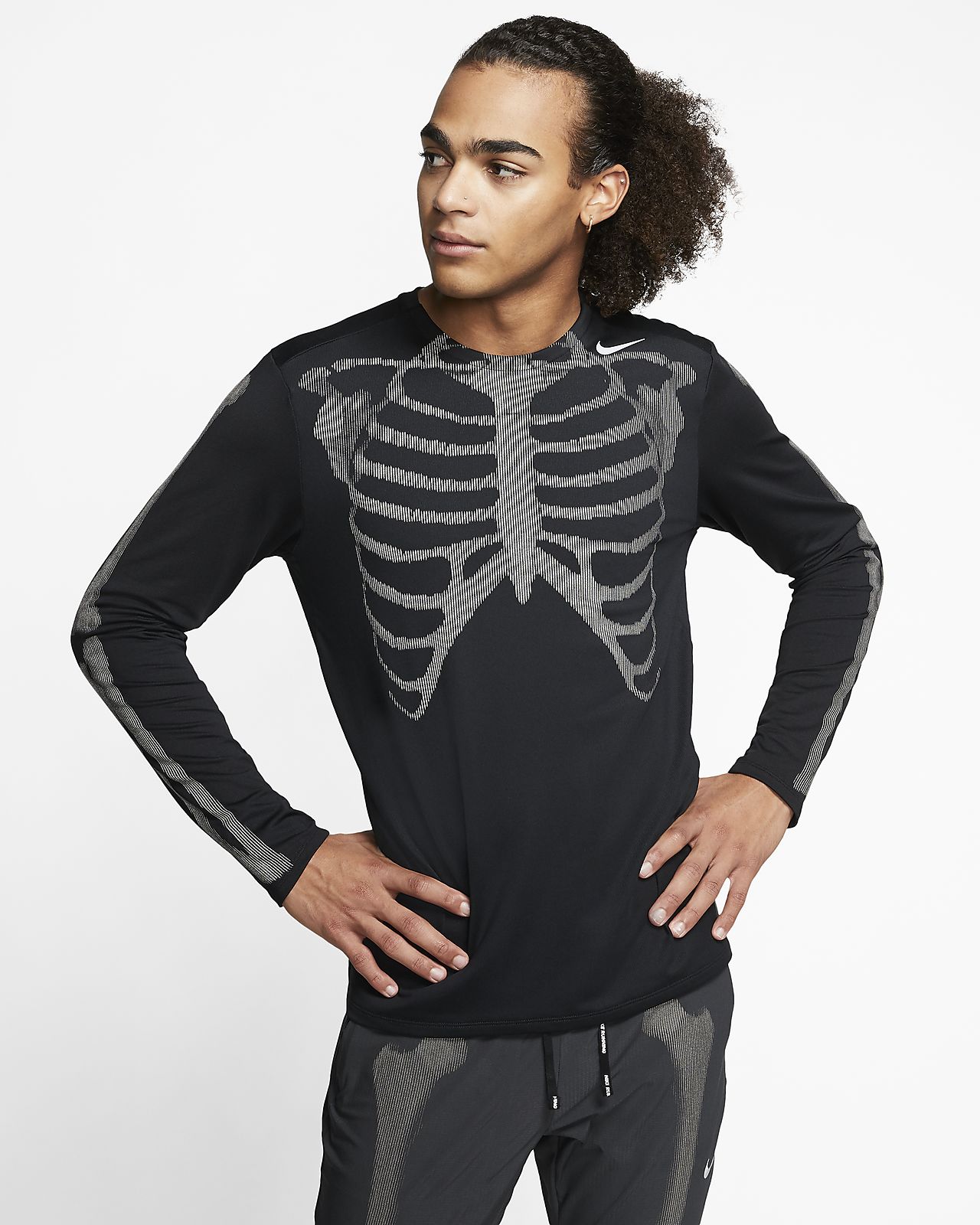 nike skeleton tennis shirt