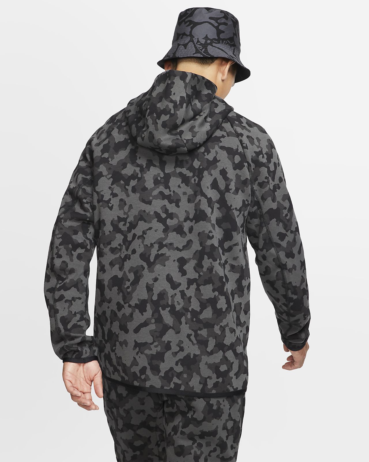 nike tech fleece hoodie camo