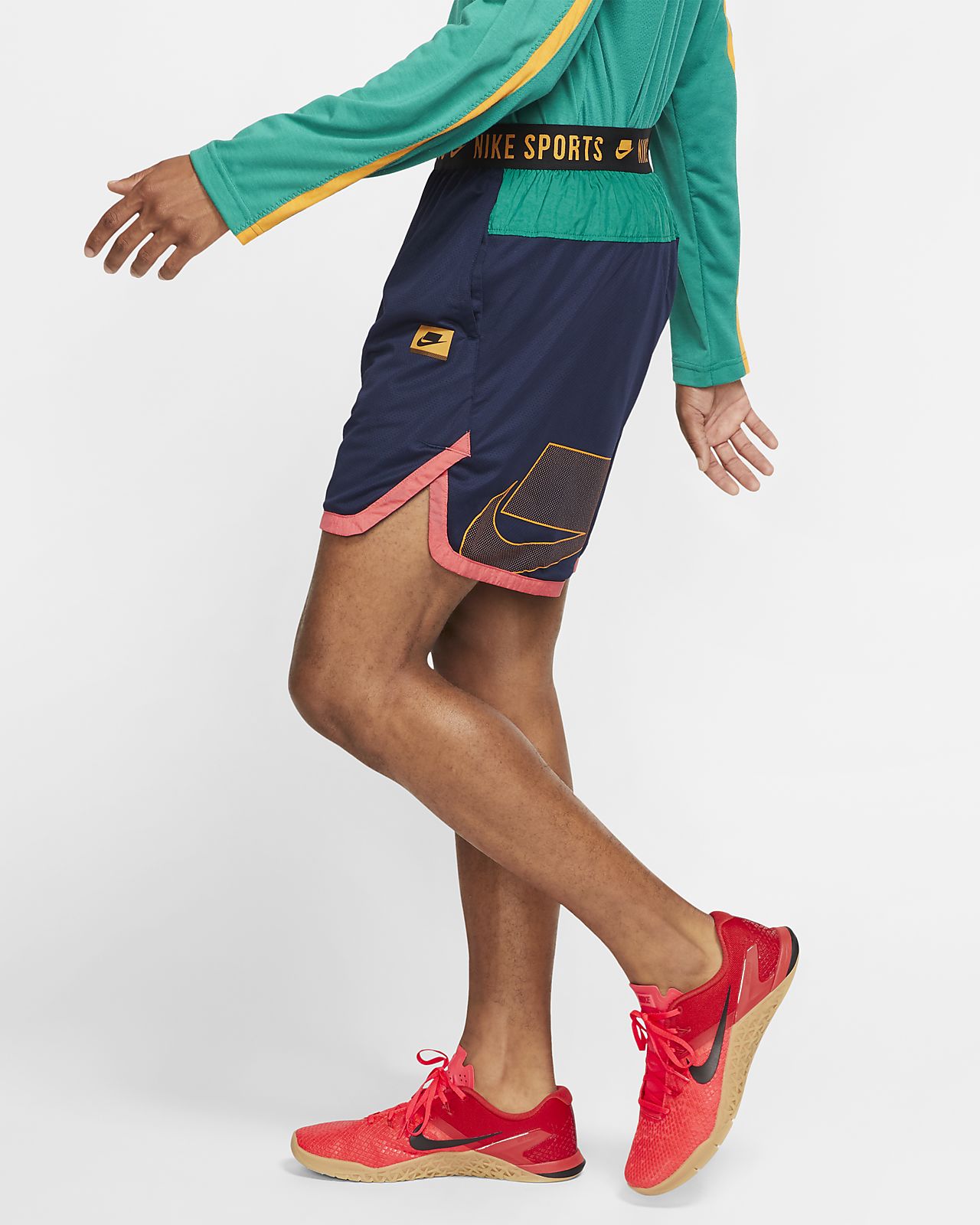 nike dri fit shorts blue