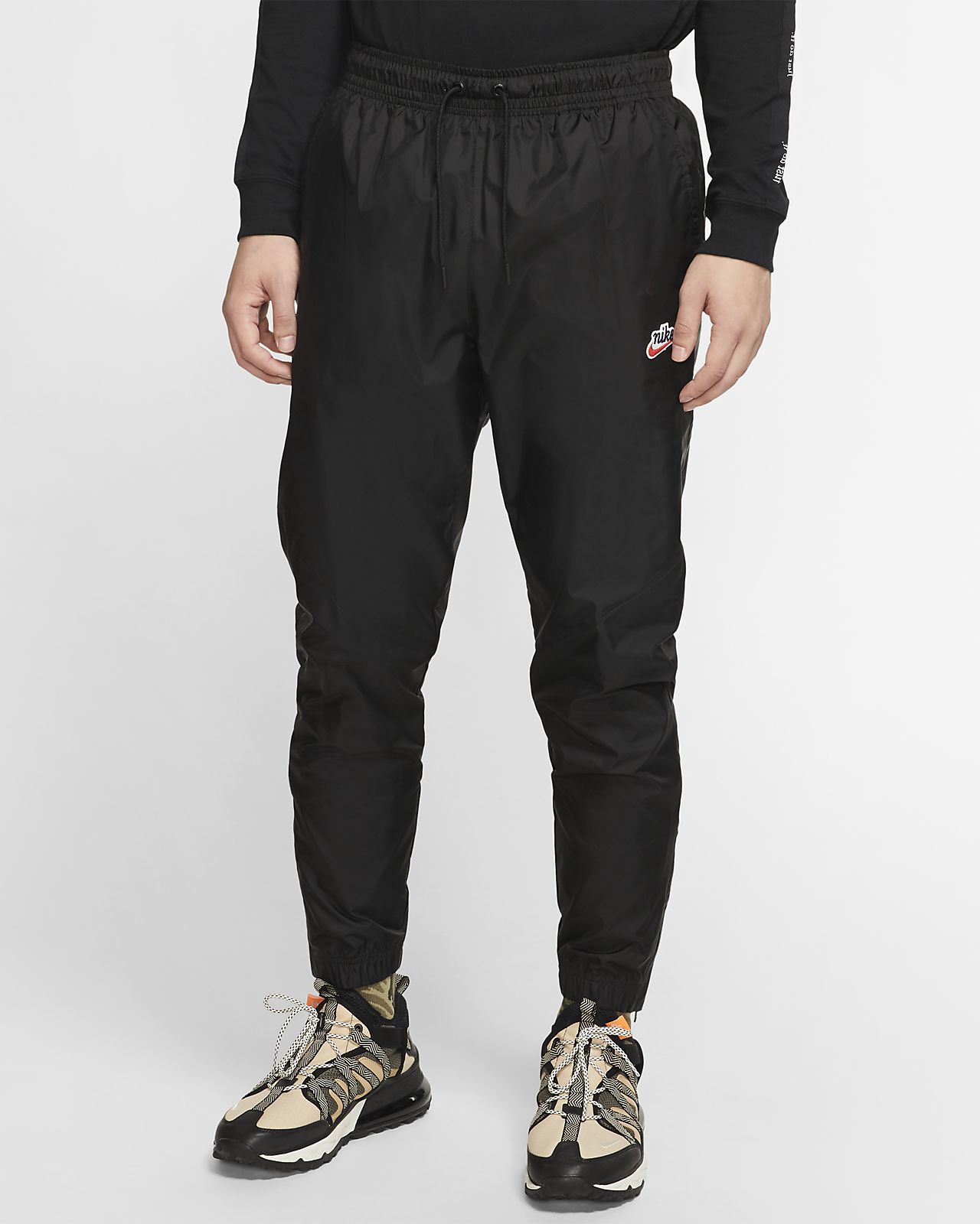 black jogger sweats