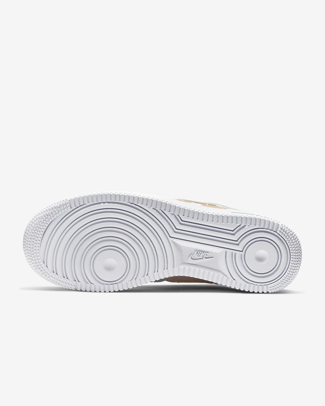 nike air force 1 weiß gold