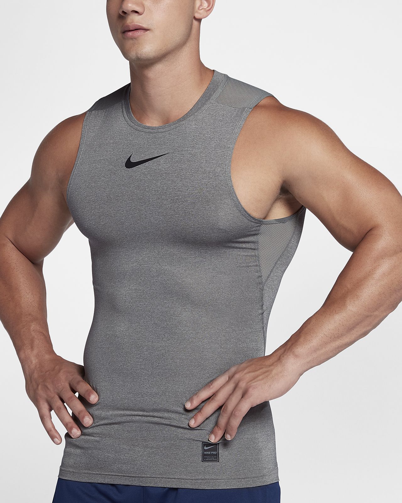 nike pro sleeveless training shirt