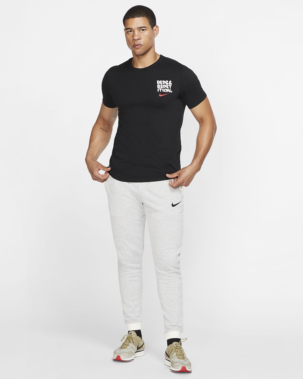 nike tapered t shirt