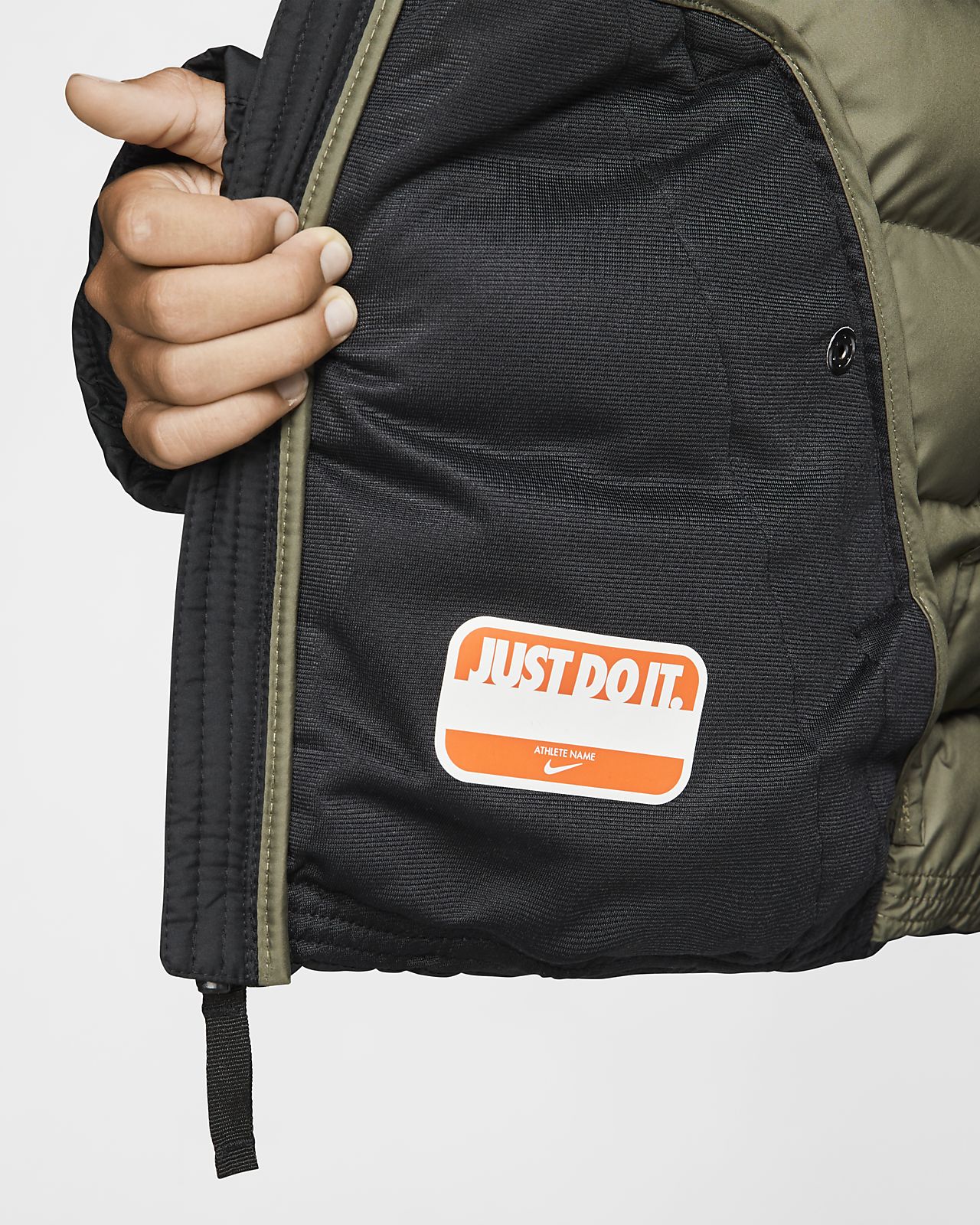 nike junior fill jacket khaki
