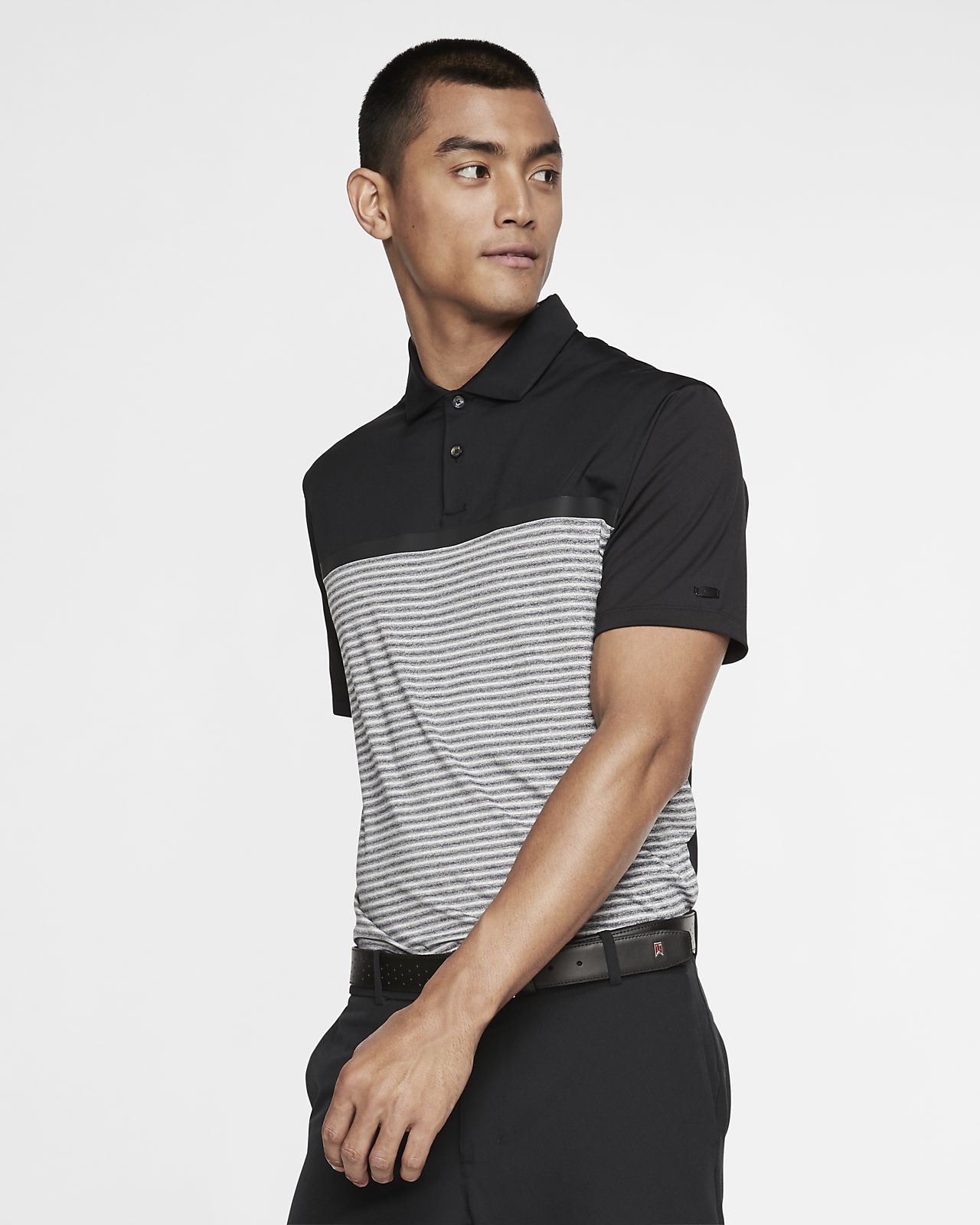 tiger woods nike dri fit golf shirt