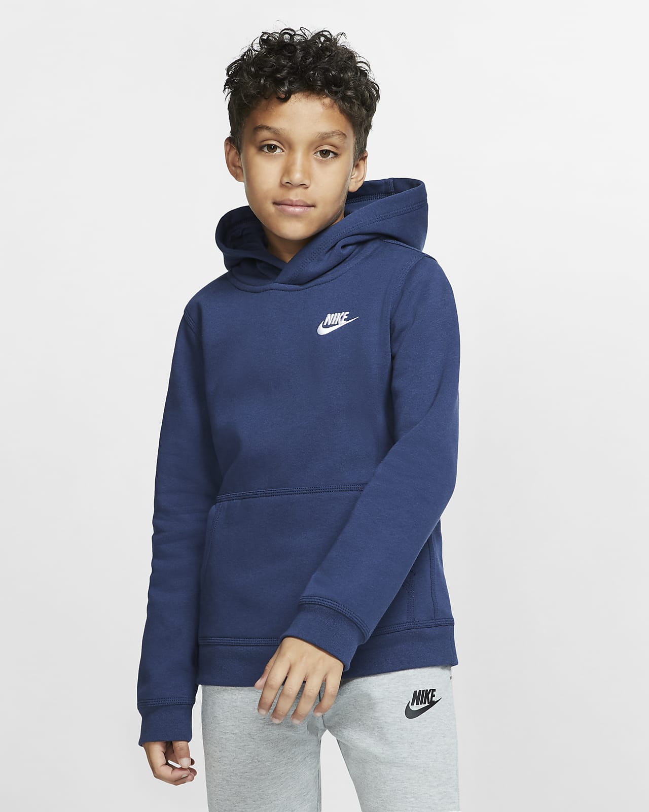 Bluza z kapturem dla dużych dzieci Nike Sportswear Club